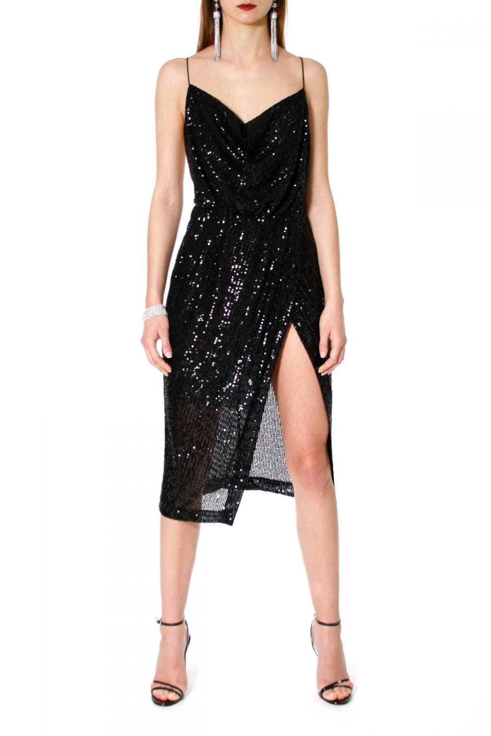 Dress Kim Parisian Night in Black made by HALEWSKI