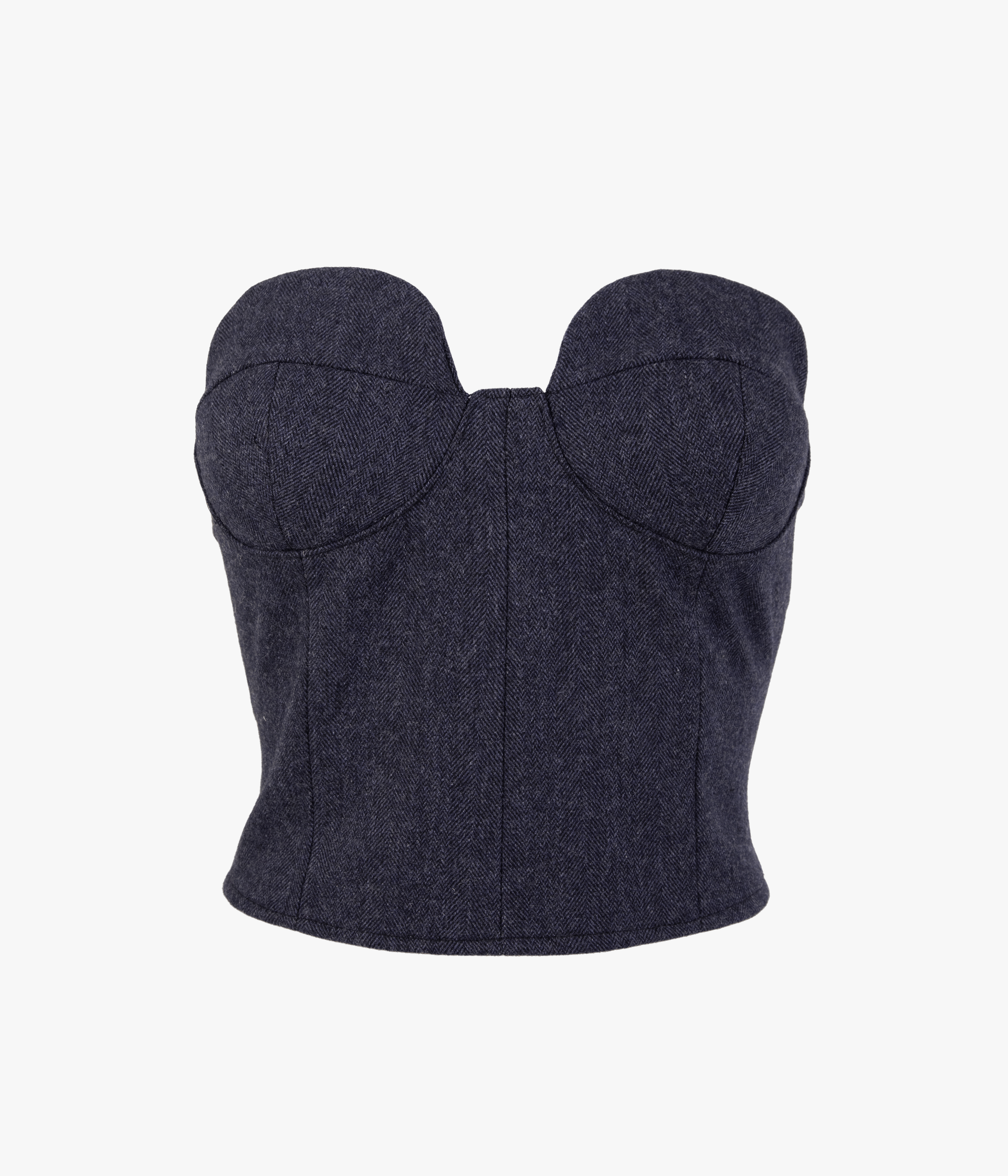 Herringbone bustier made by AFTERHOURS