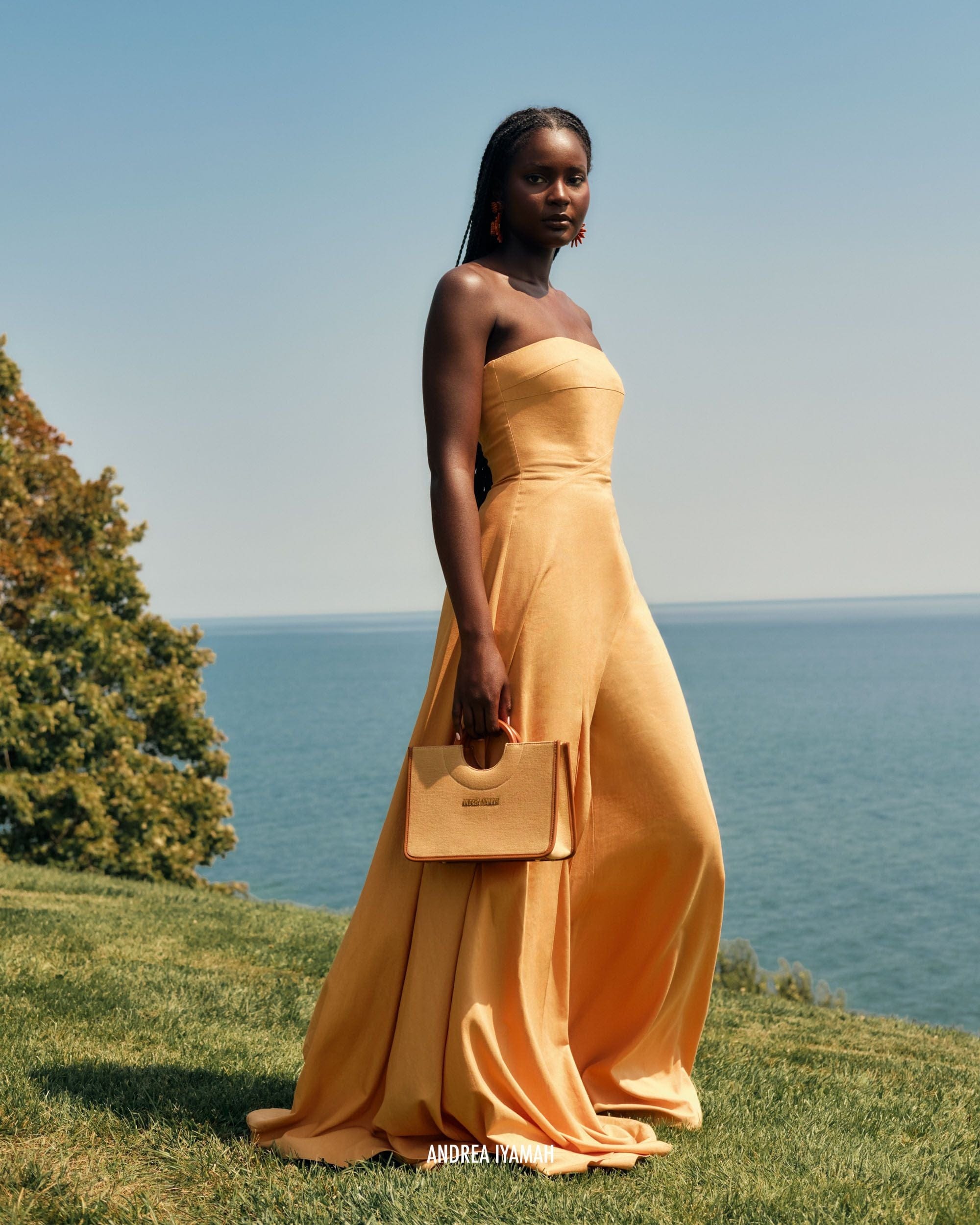 NATA PANTS - MUSTARD made by Andrea Iyamah