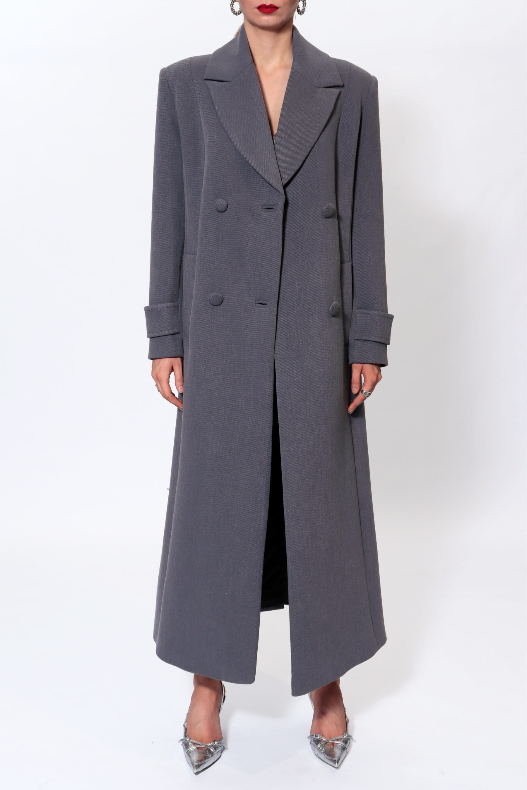 Coat Cartney Baltic Grey made by HALEWSKI