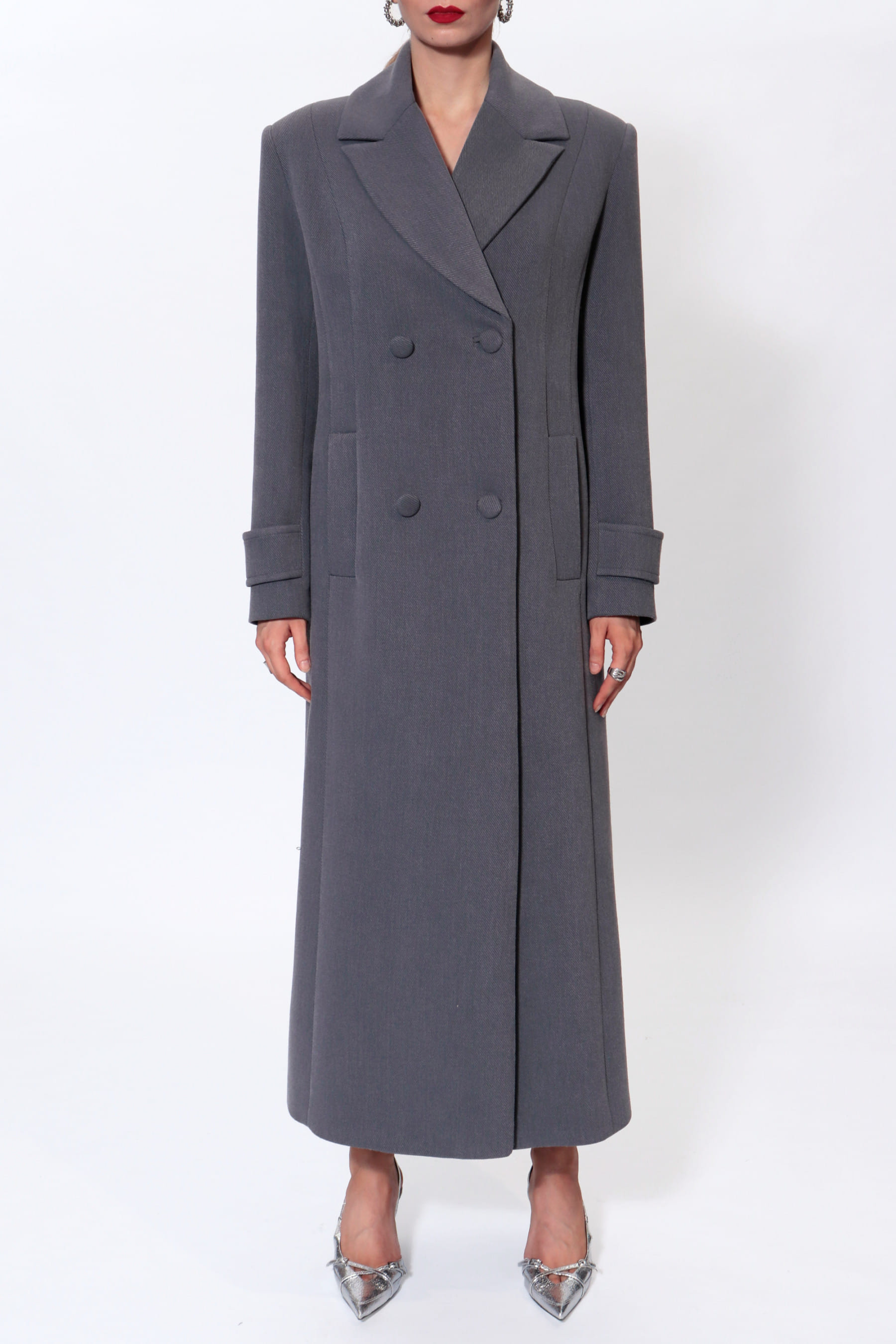 Coat Cartney Baltic Grey made by HALEWSKI