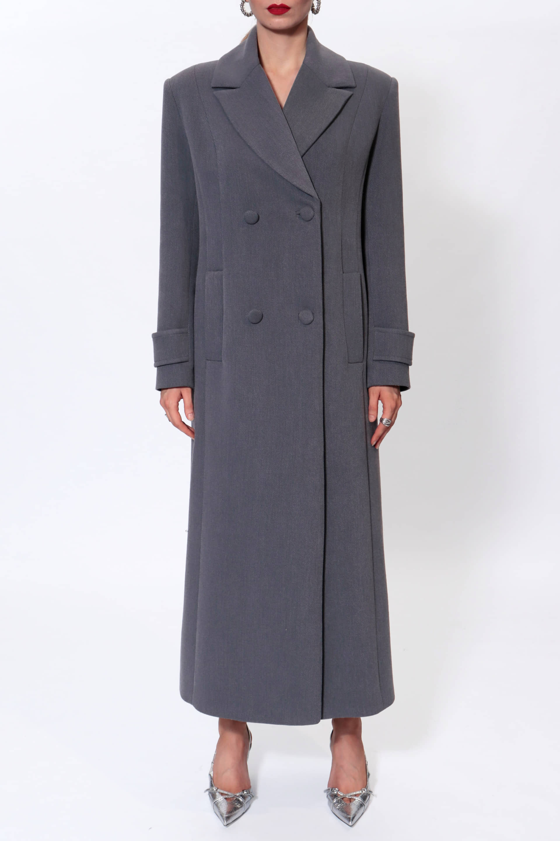 Coat Cartney Baltic Grey made by HALEWSKI