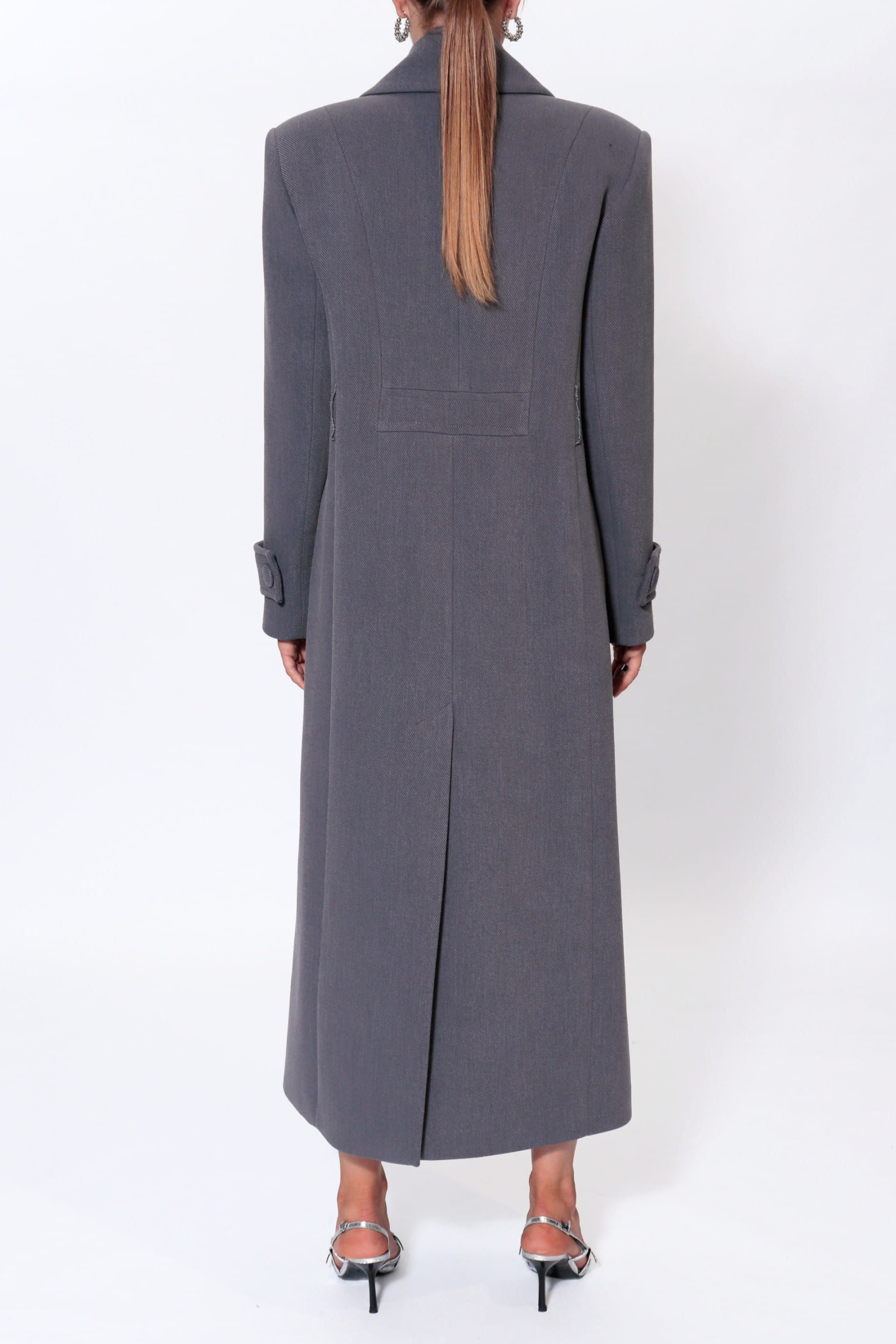 Coat Cartney Baltic Grey made by HALEWSKI