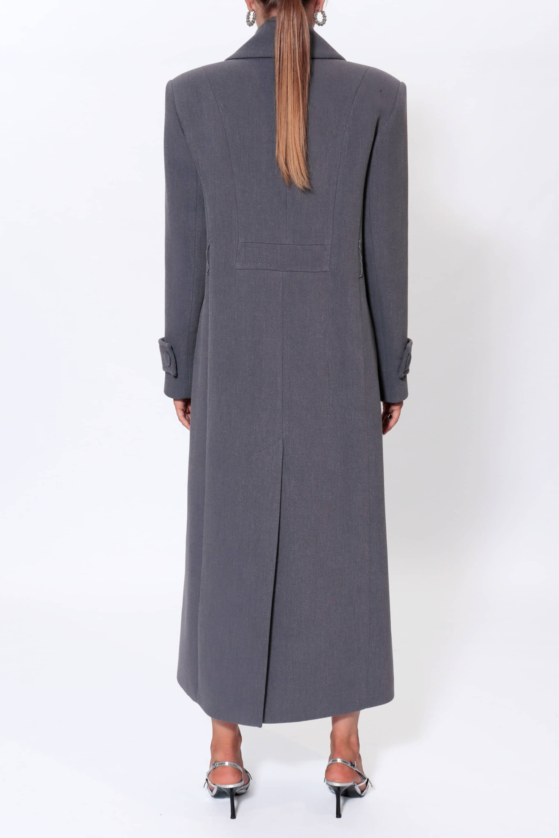 Coat Cartney Baltic Grey made by HALEWSKI