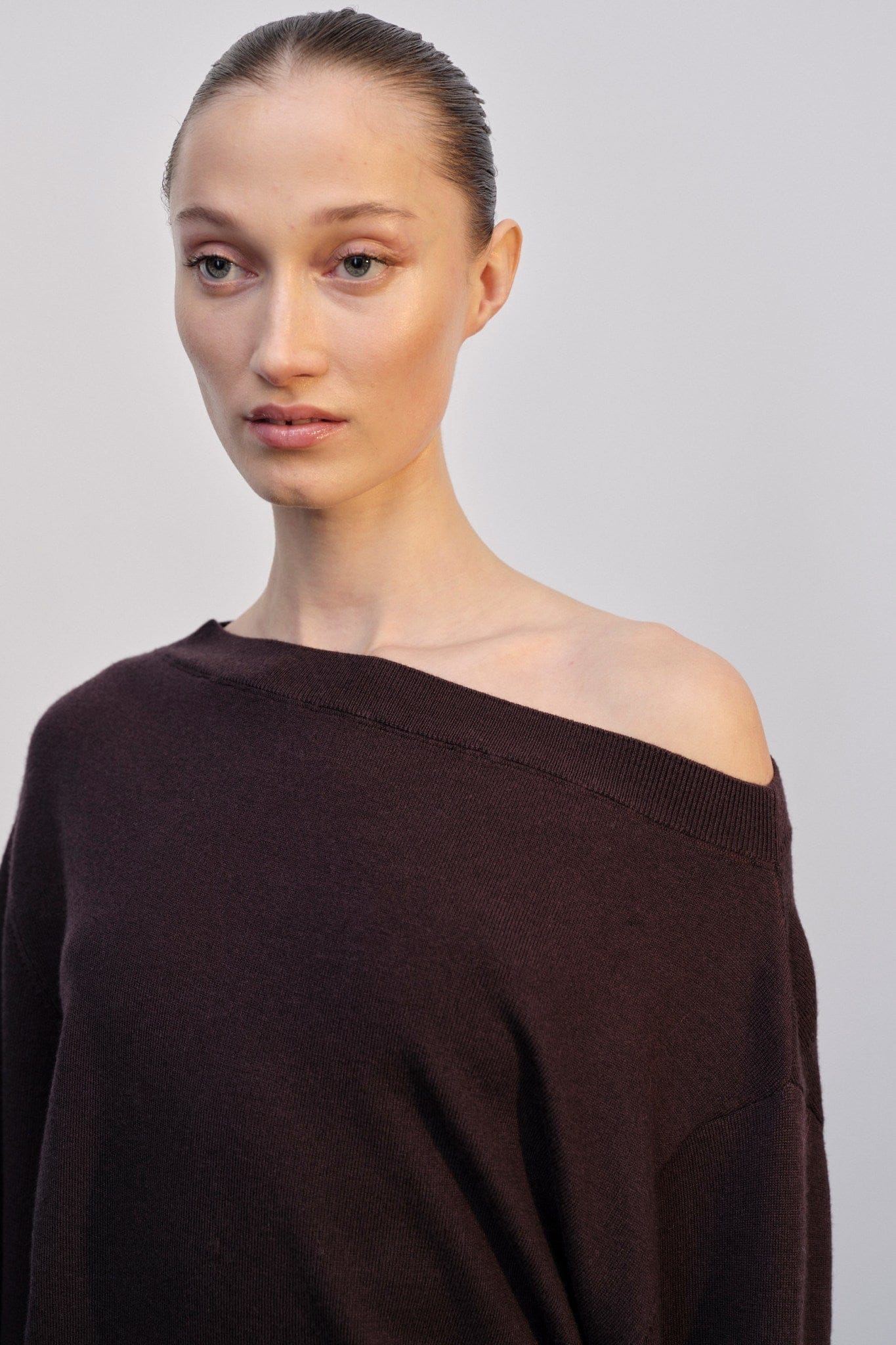 Isabella Knit Dress - Oxblood made by HERSKIND