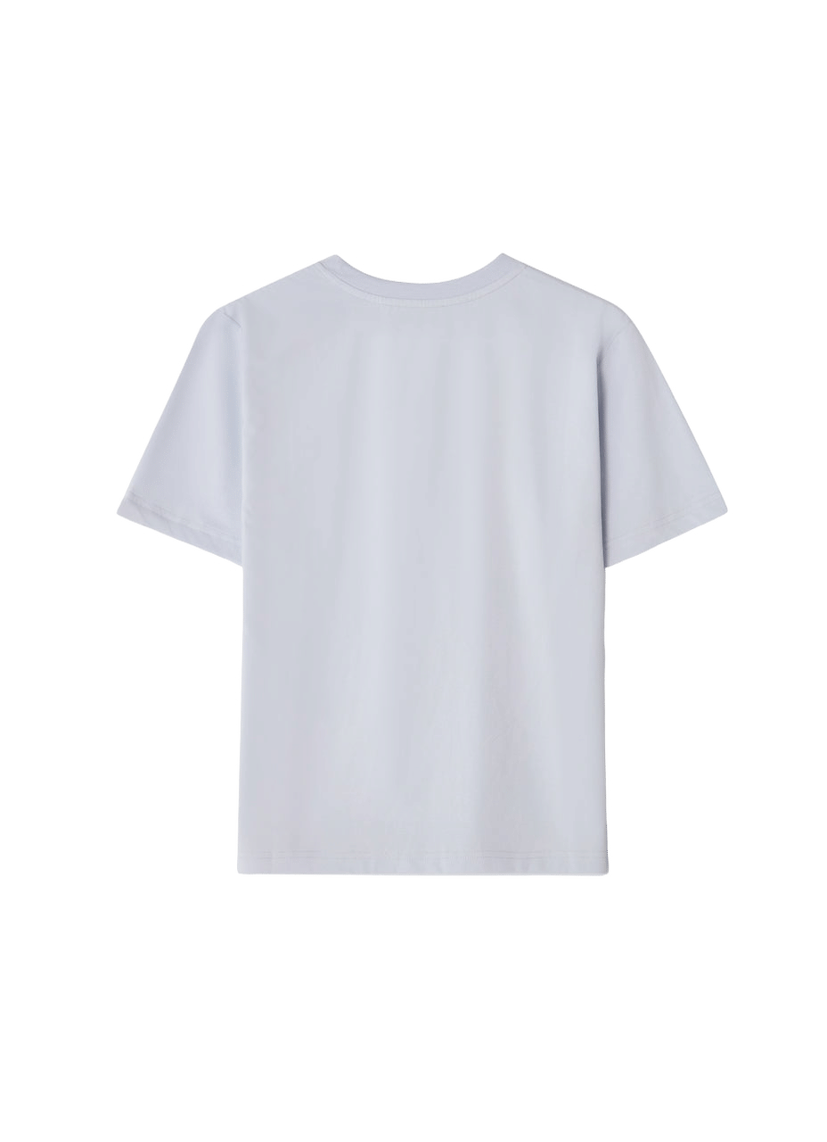 Heart T-shirt Blue made by CLOEYS