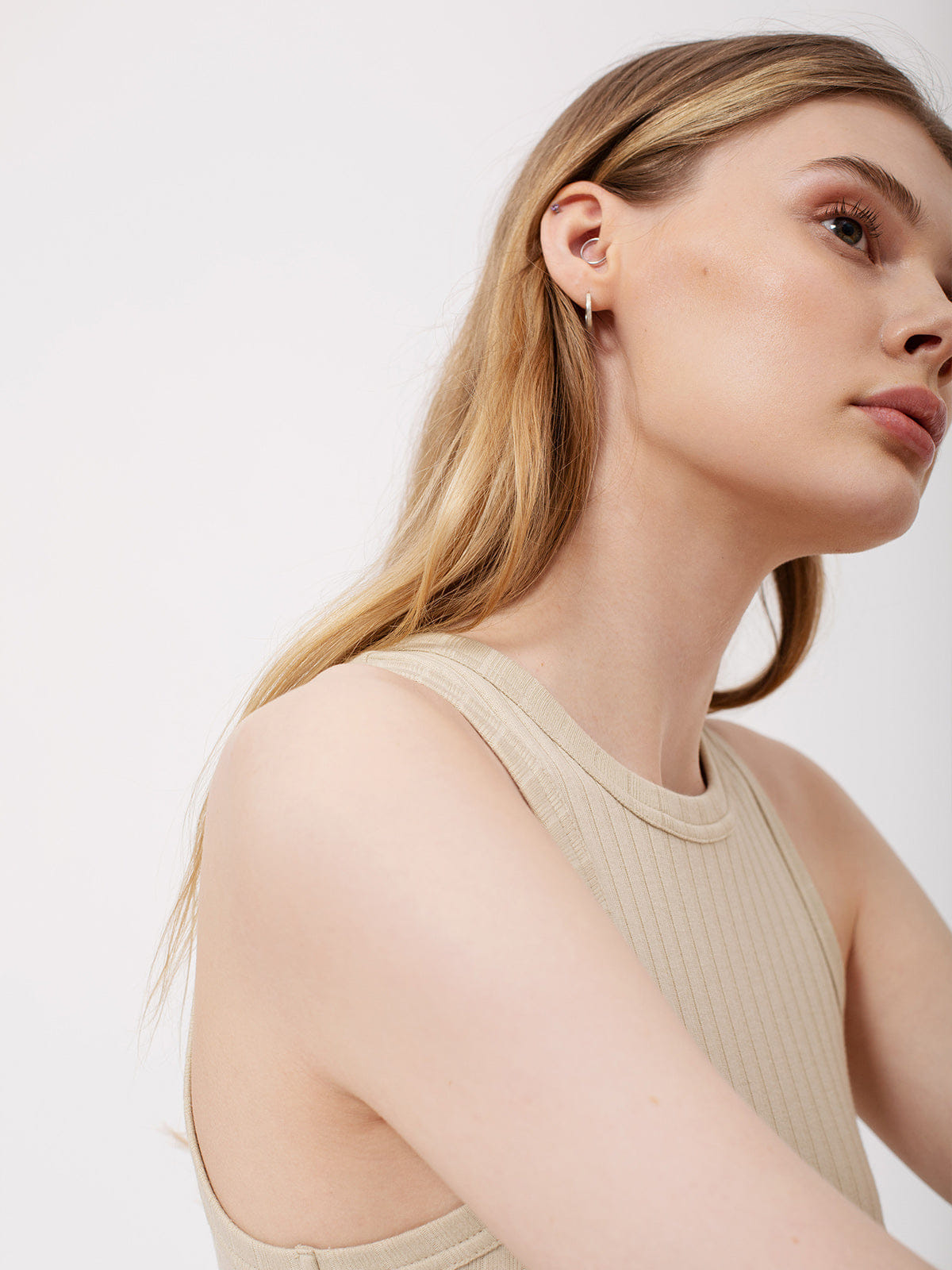 Romy Top in Beige made by AÉRYNE