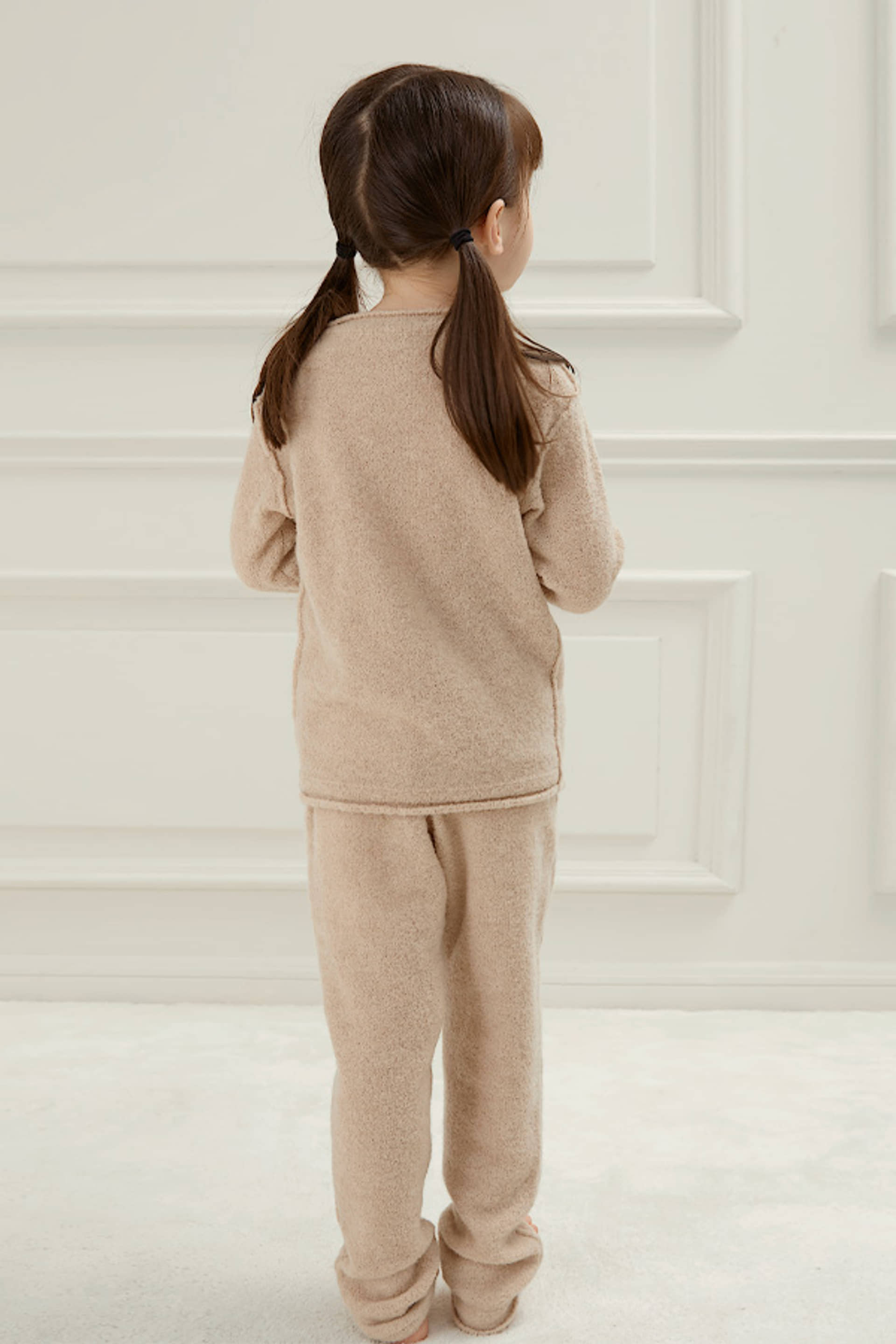 Teddy Kid's Cotton Wool Knit Lounge Set made by MANITO