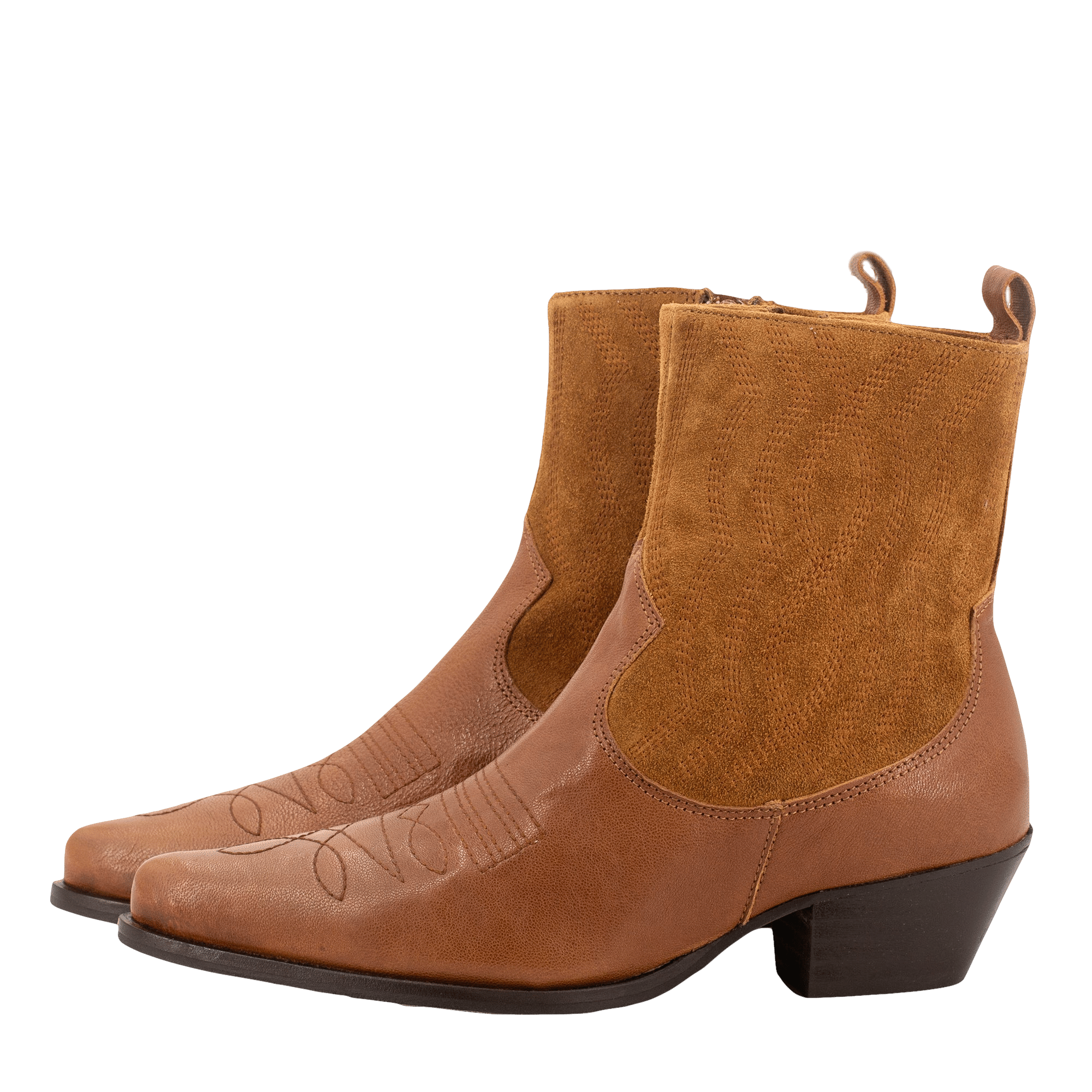 TORAL SUEDE WESTERN BOOTIES made by Toral