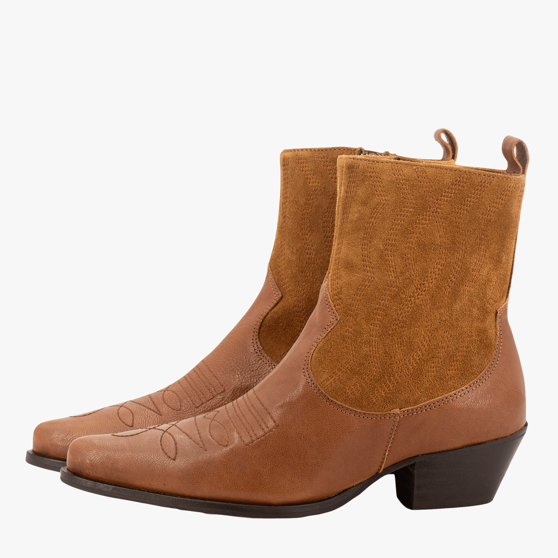 TORAL SUEDE WESTERN BOOTIES made by Toral