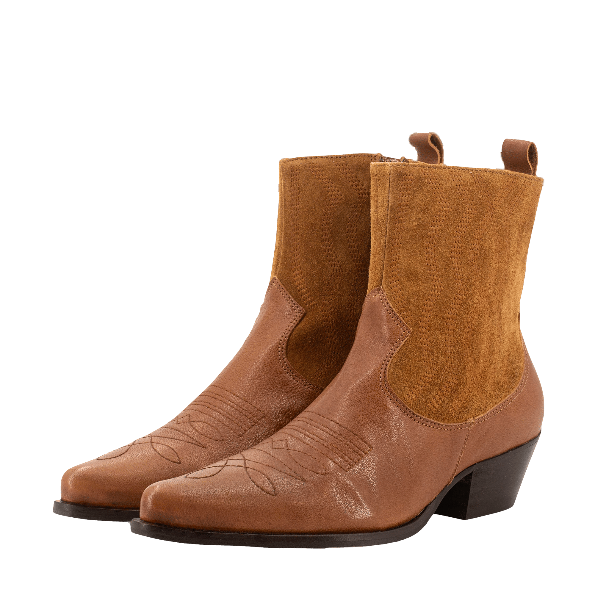 TORAL SUEDE WESTERN BOOTIES made by Toral