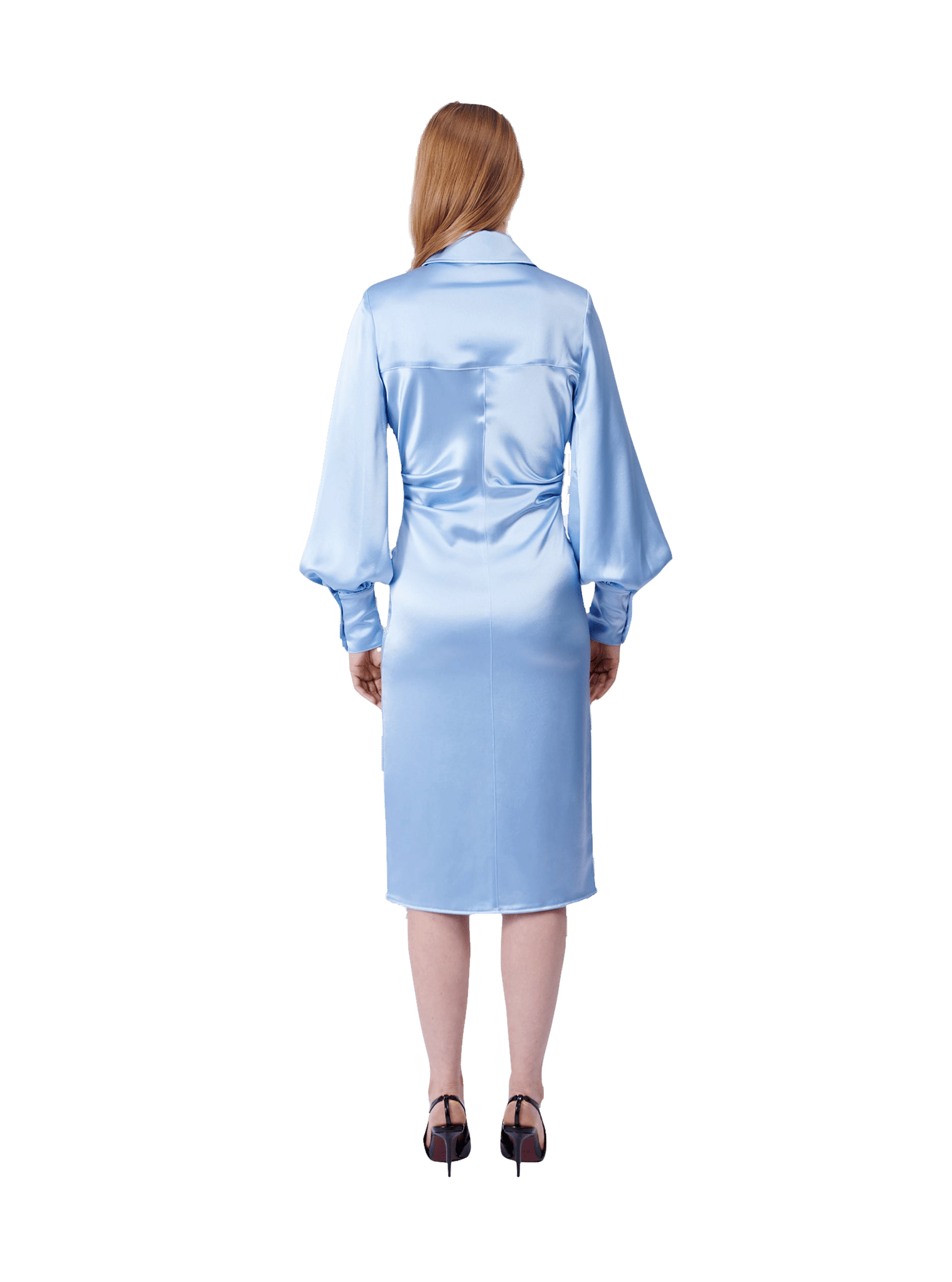 Brooke Dress in Blue made by AÉRYNE