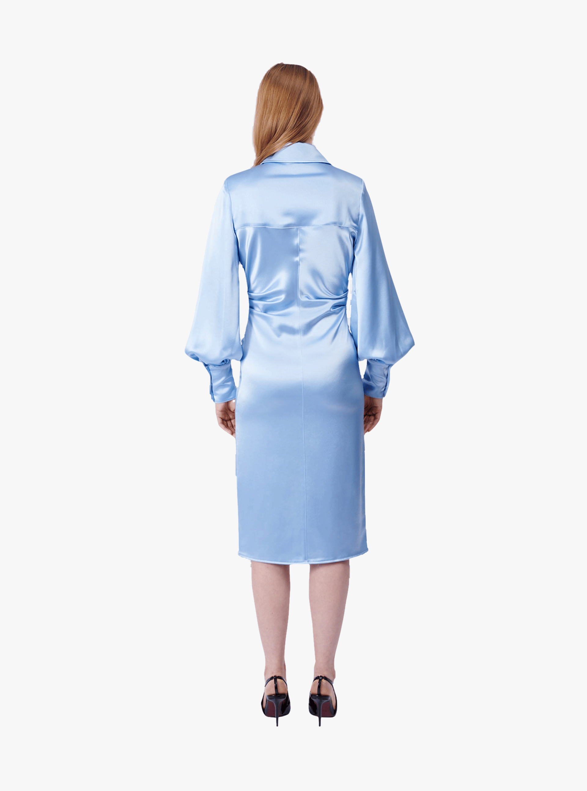 Brooke Dress in Blue made by AÉRYNE