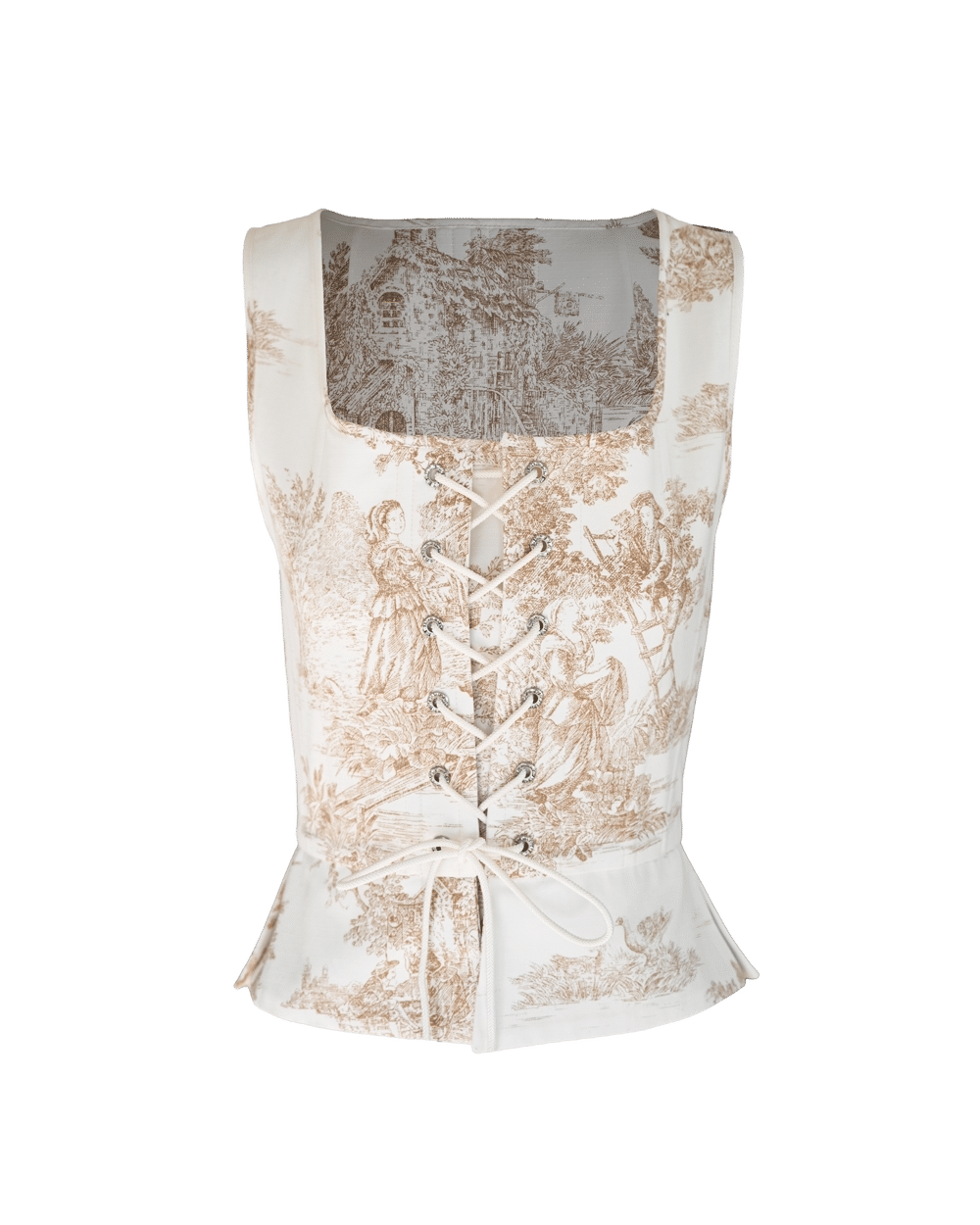 JOUY PEPLUM CORSET made by Alice Pons Milano
