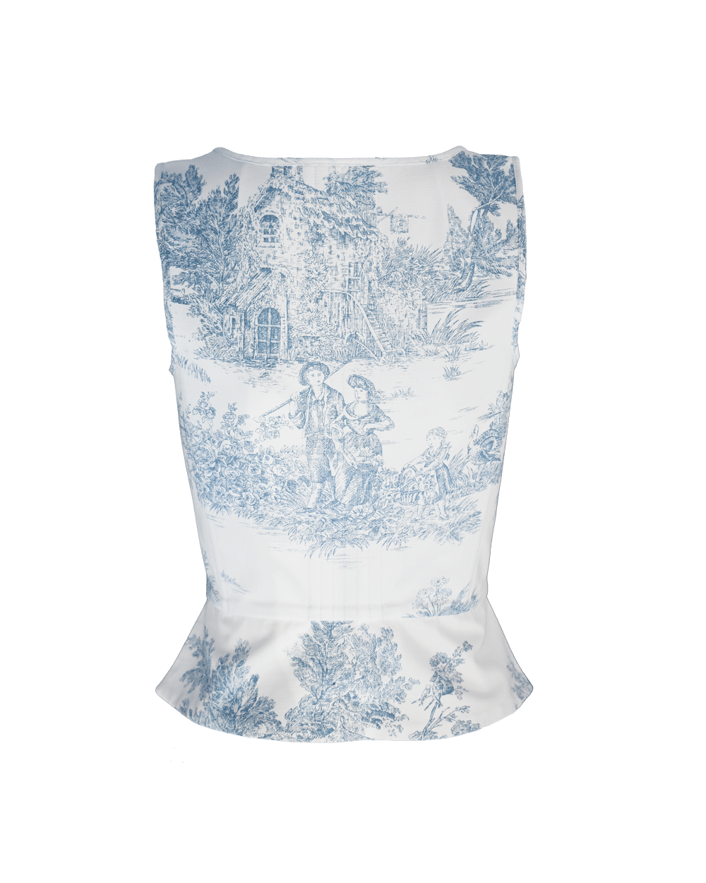 JOUY PEPLUM CORSET made by Alice Pons Milano