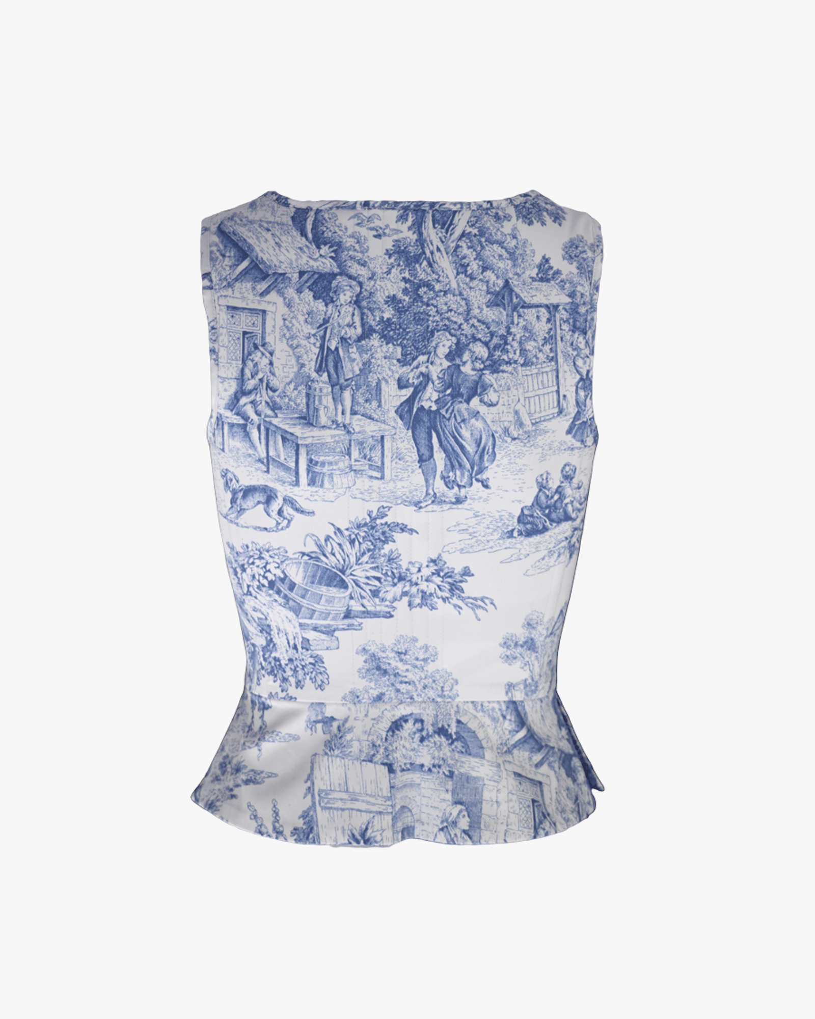 JOUY PEPLUM CORSET made by Alice Pons Milano