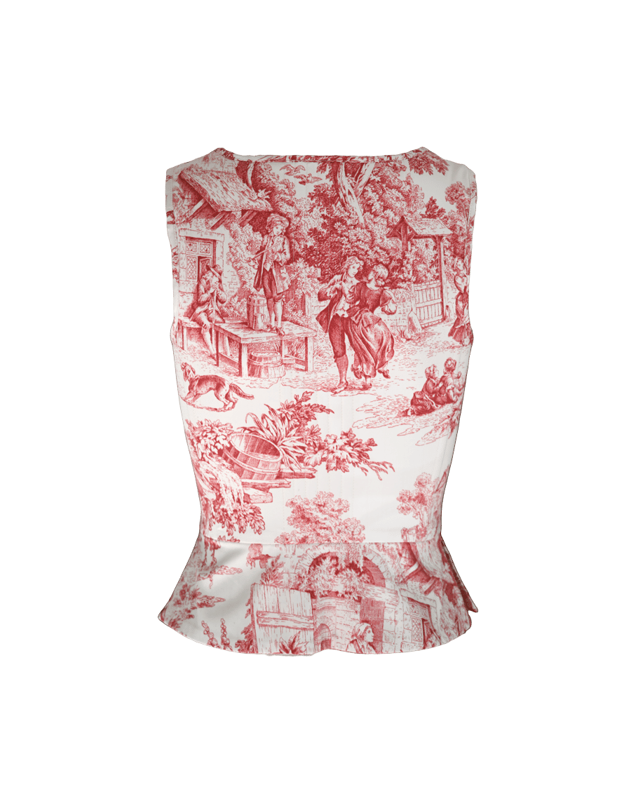 JOUY PEPLUM CORSET made by Alice Pons Milano