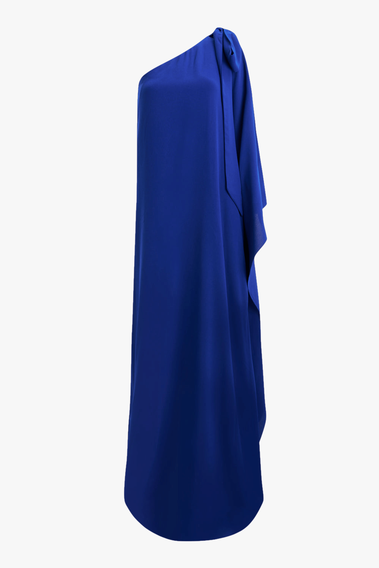 Lia Crepe Navy Blue One Shoulder Maxi Dress made by Lora Istanbul