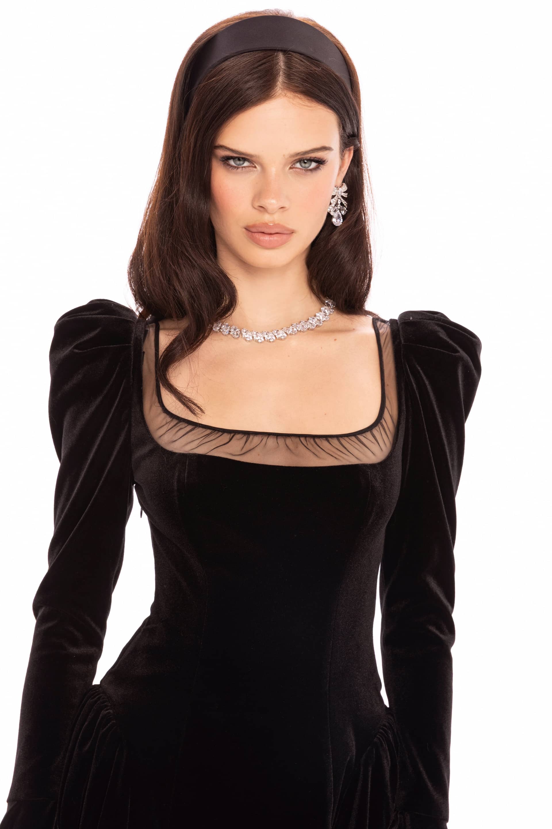 Leonora Velvet Mini Dress made by Nana Jacqueline