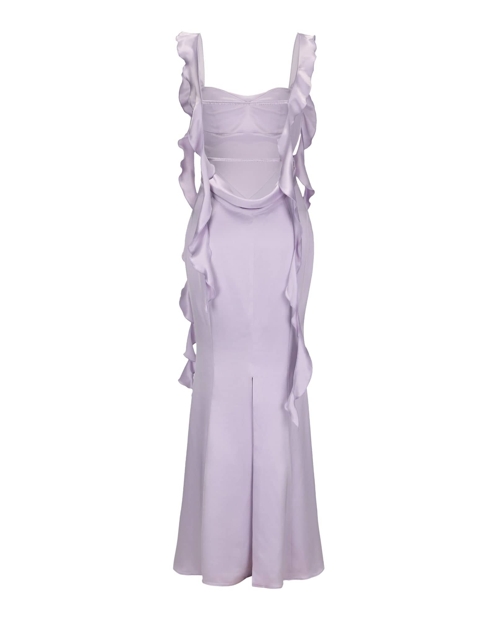 Caroline Dress (Purple) made by Nana Jacqueline