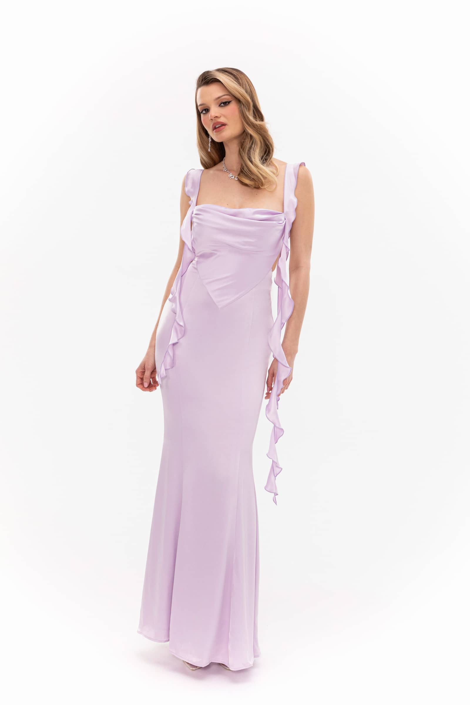 Caroline Dress (Purple) made by Nana Jacqueline