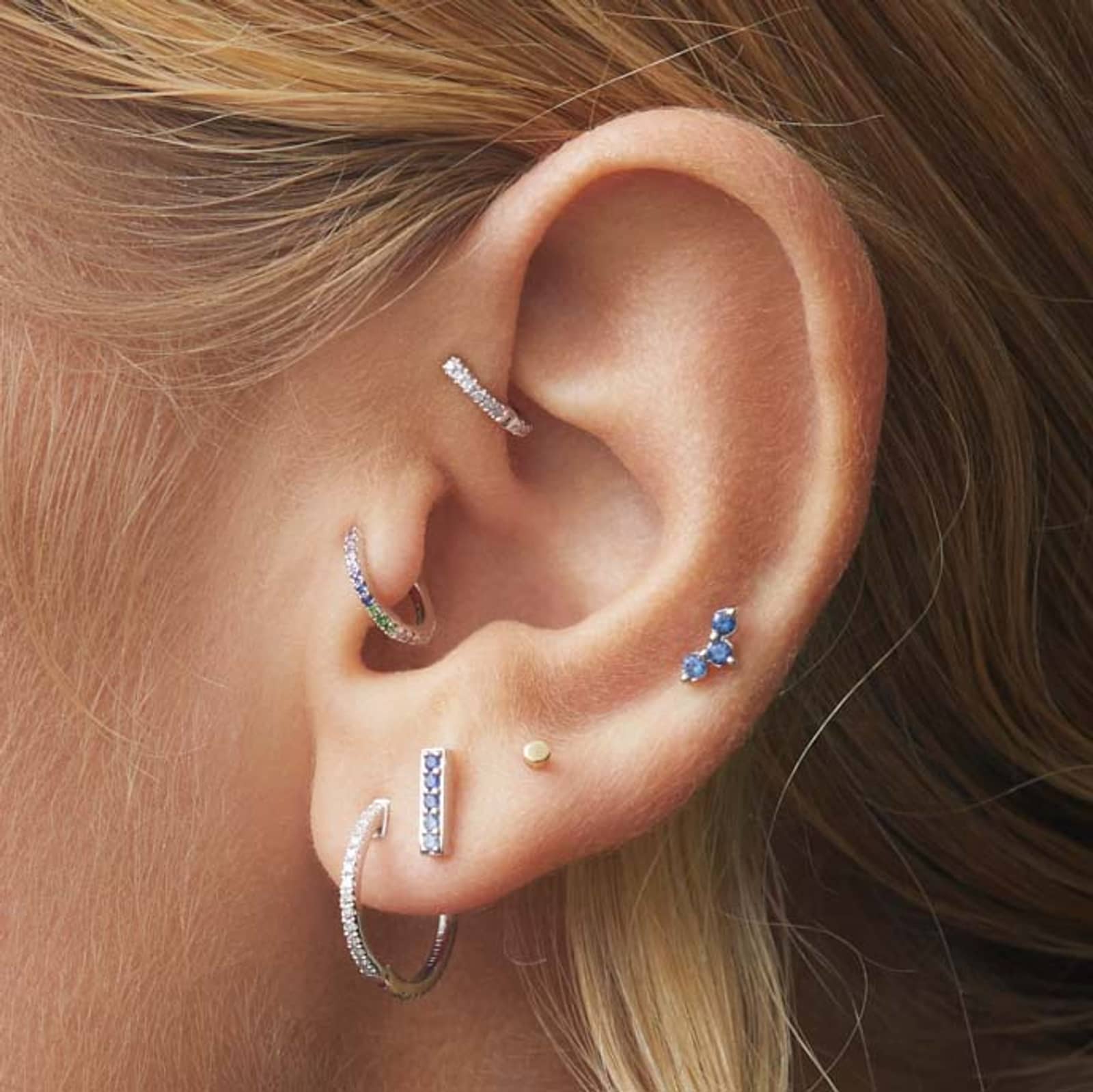 FULL MOON LABRET - YELLOW GOLD made by ENNUI