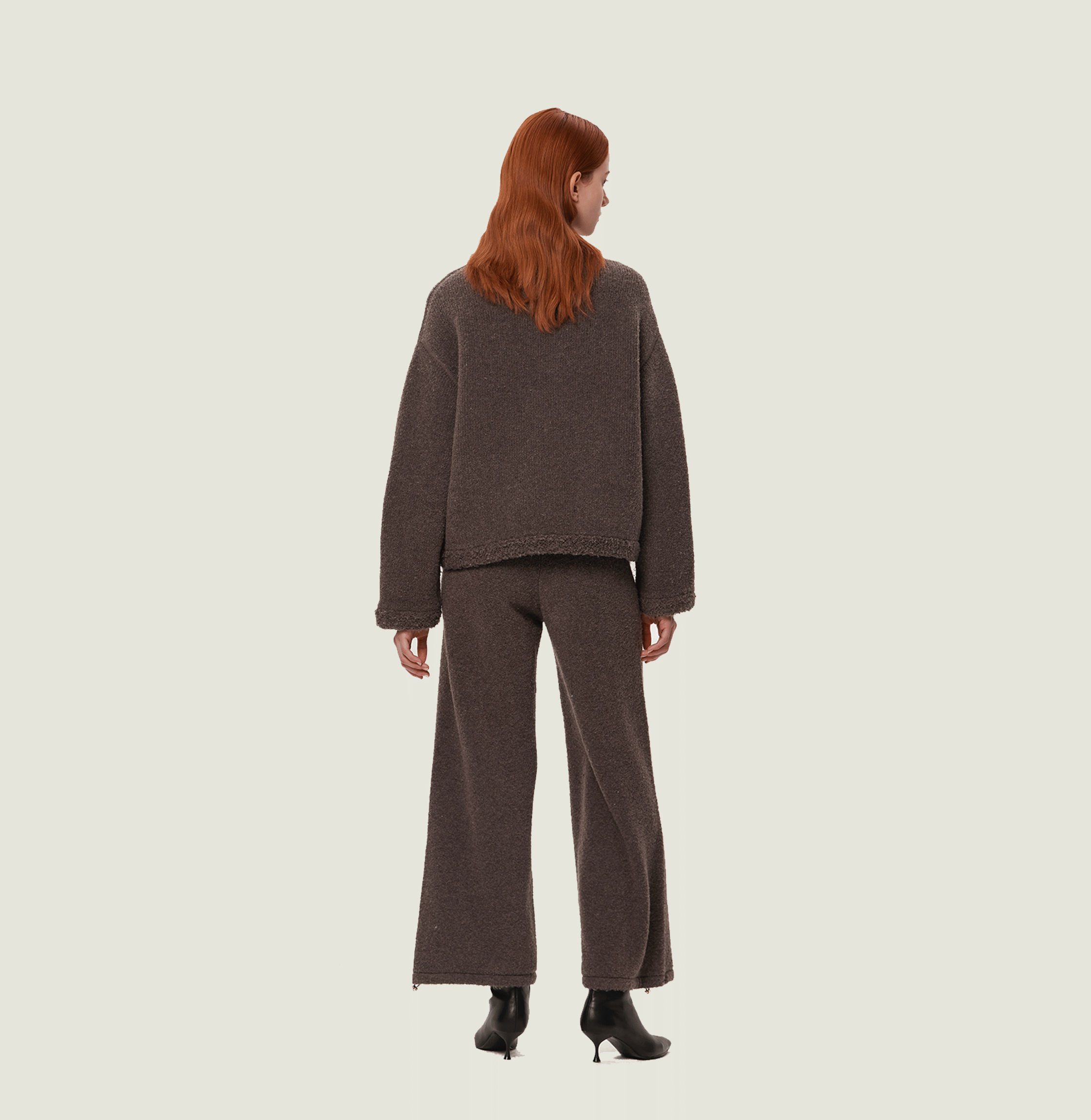 TEDDY BOUCLÉ MANDARIN JACKET made by CRUSH Collection