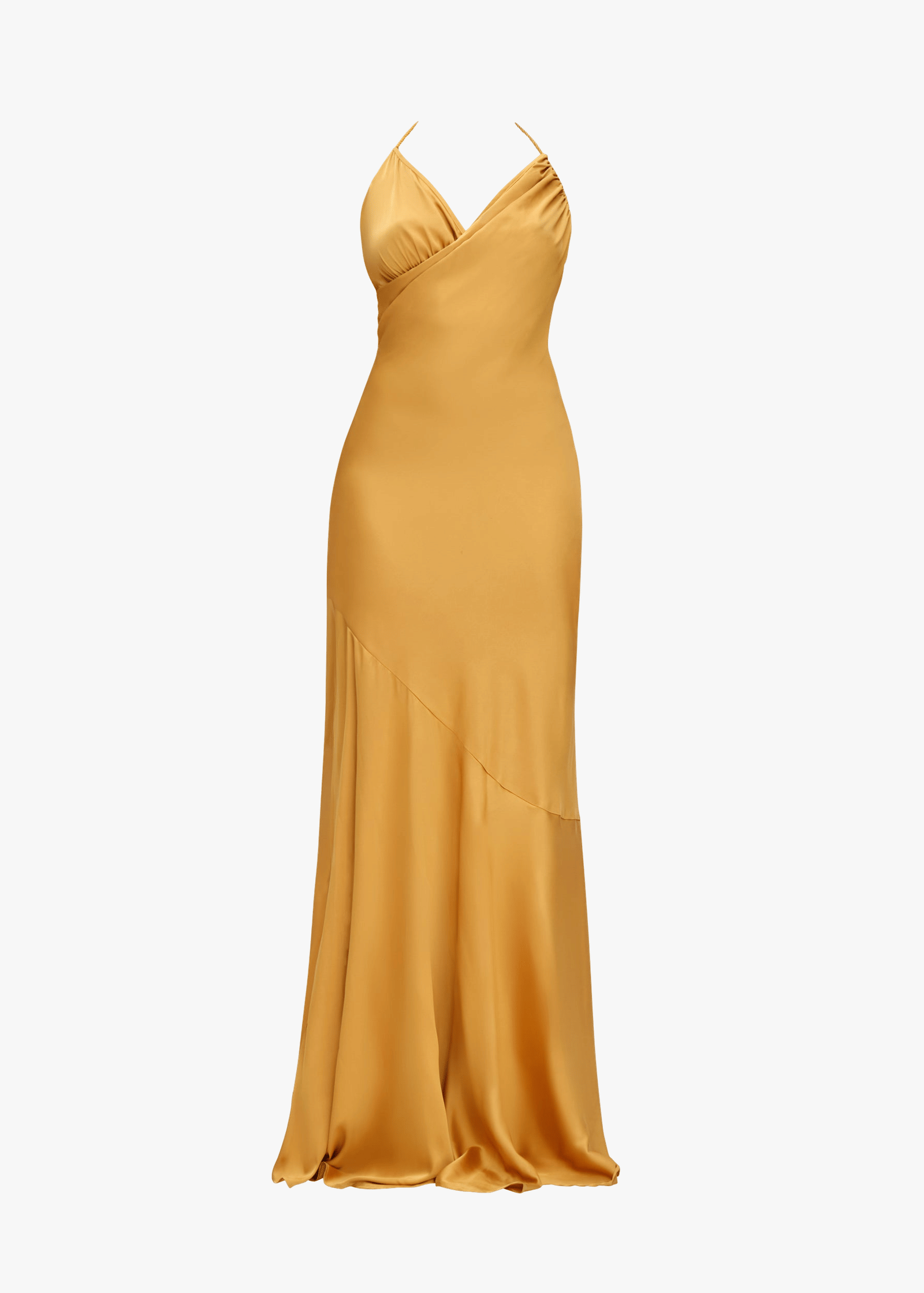TIRO DRESS - MUSTARD made by Andrea Iyamah
