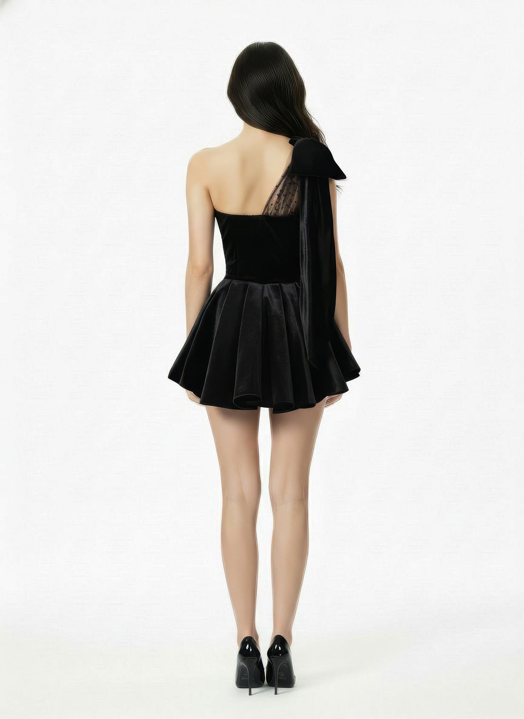 Zephina Velvet Mini Dress made by Nana Jacqueline