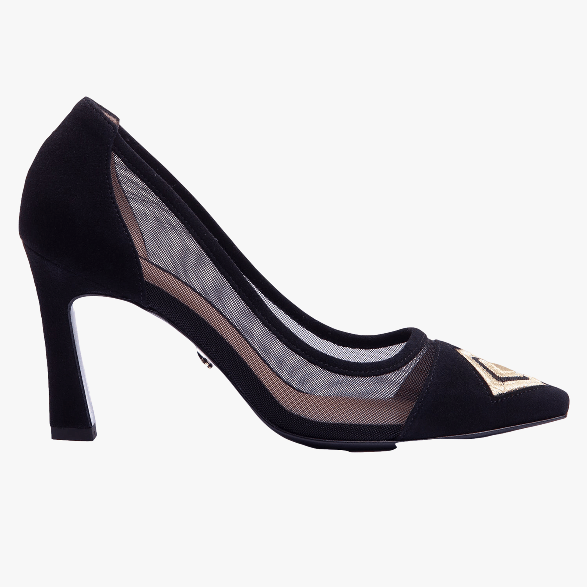 Diamond Pump Mesh 85 Black in Black made by ATANA