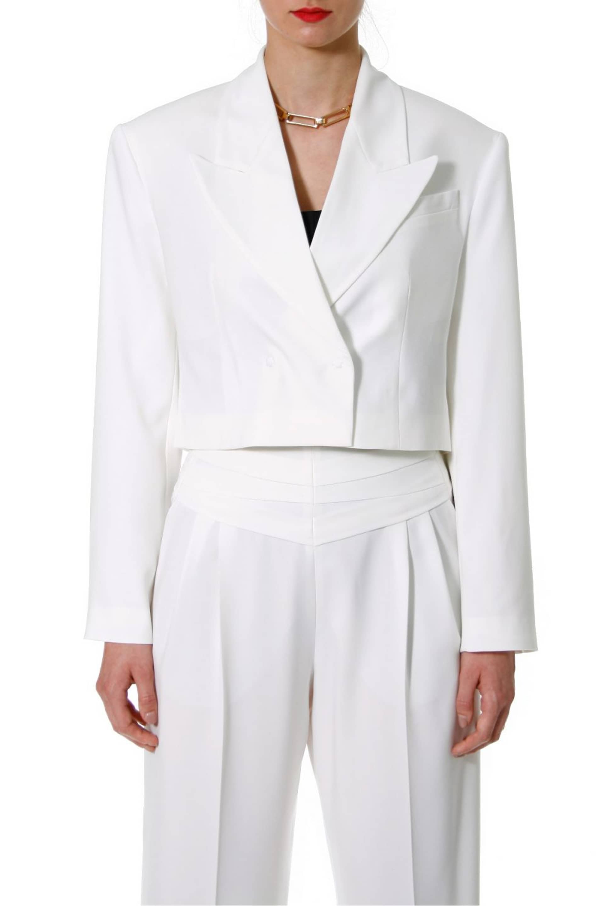 Blazer Giorgia Vanilla Ice in White made by HALEWSKI