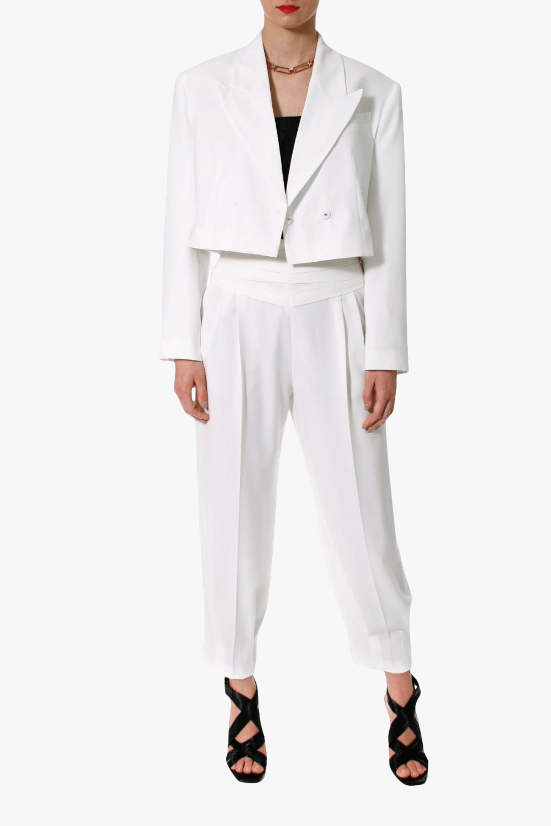 Blazer Giorgia Vanilla Ice in White made by HALEWSKI