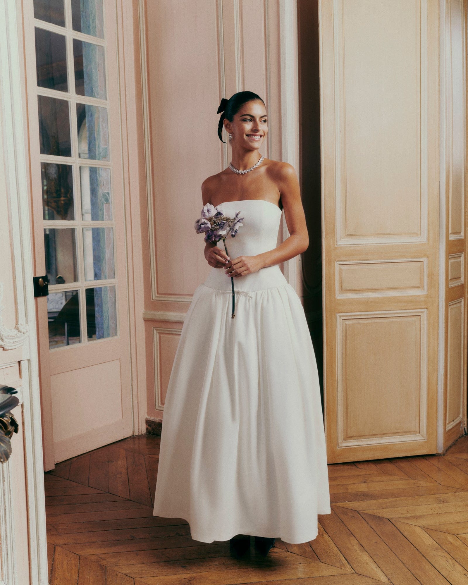 Brittany Dress (White) made by Nana Jacqueline