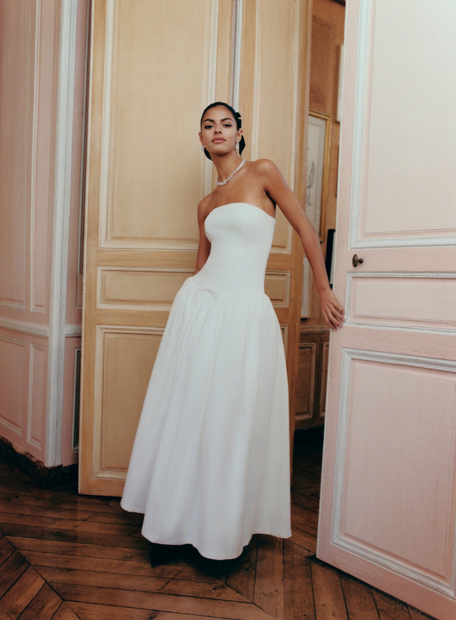 Brittany Dress (White) made by Nana Jacqueline