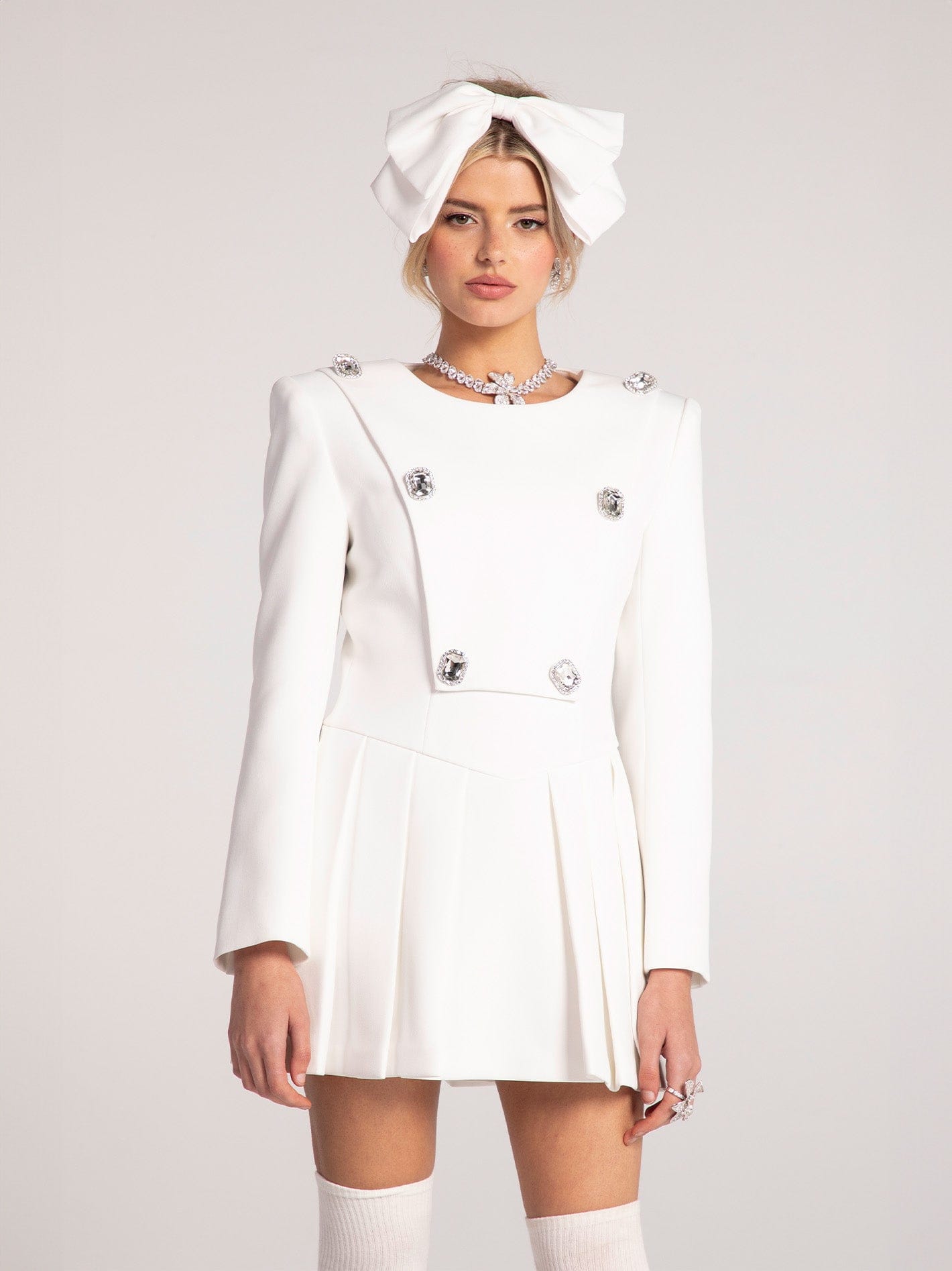 Remi Dress (White) made by Nana Jacqueline