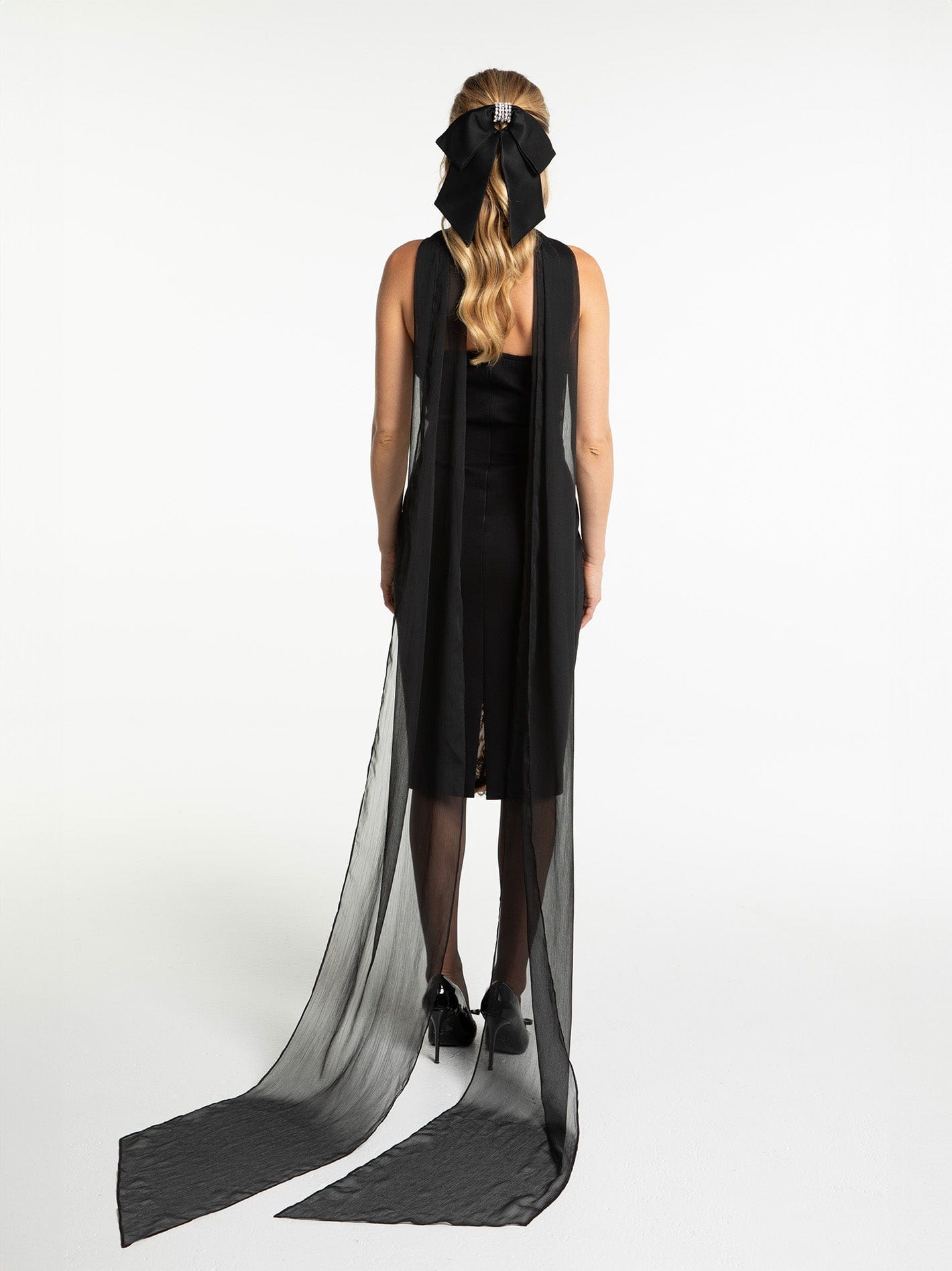 Elsa Lace Dress (Black) made by Nana Jacqueline