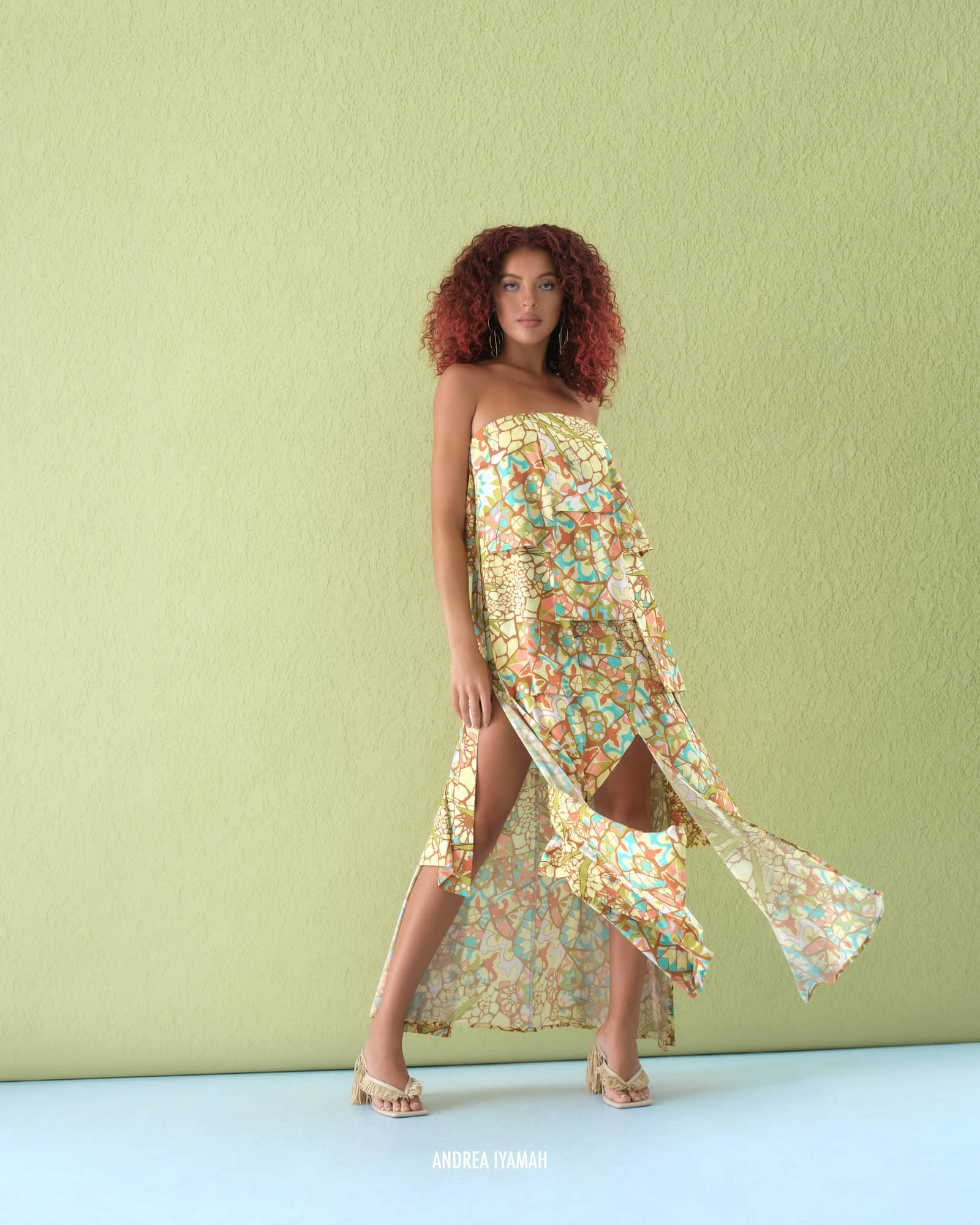 STRATA MAXI DRESS - ILIA PRINT made by Andrea Iyamah