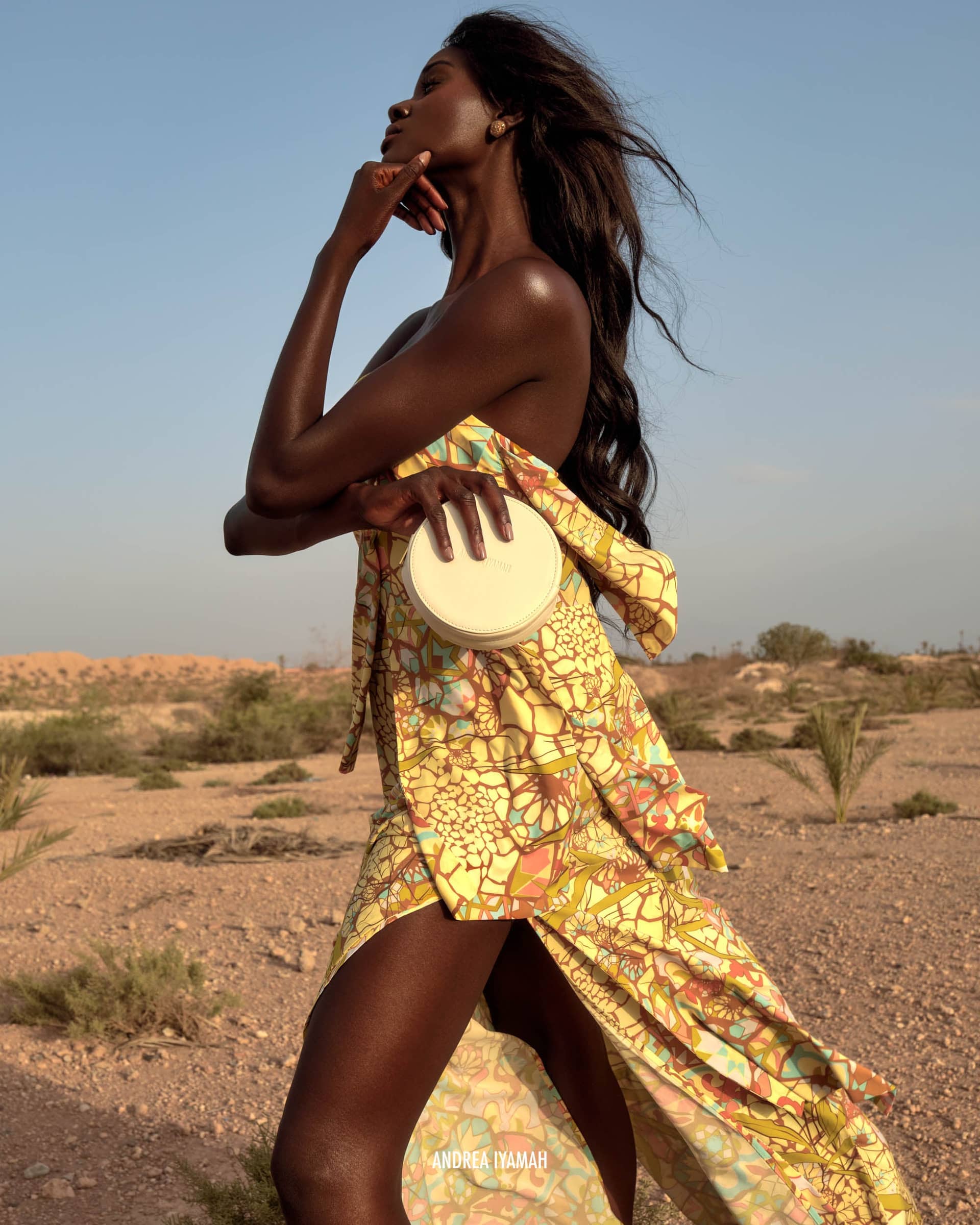 STRATA MAXI DRESS - ILIA PRINT made by Andrea Iyamah