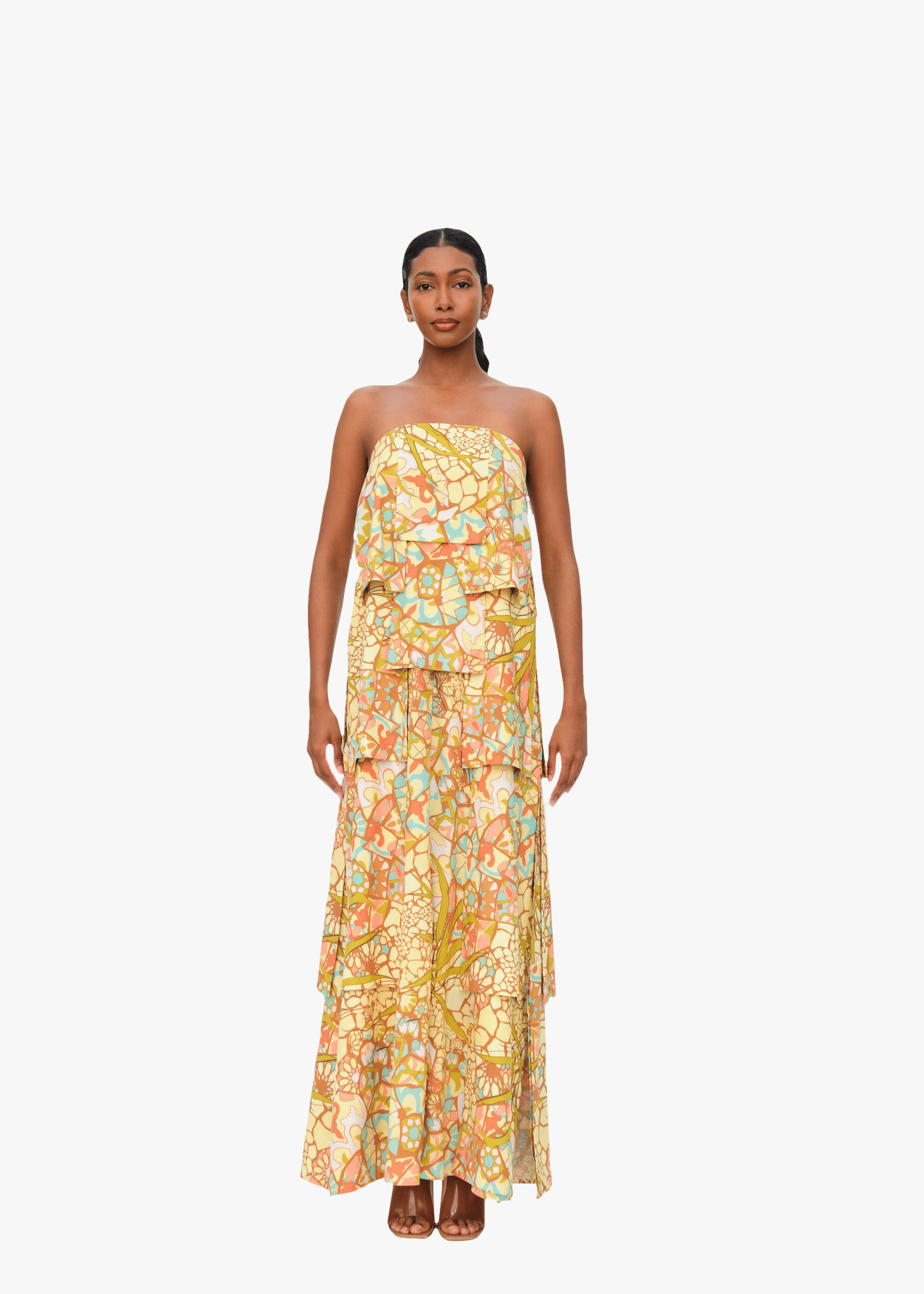 STRATA MAXI DRESS - ILIA PRINT made by Andrea Iyamah