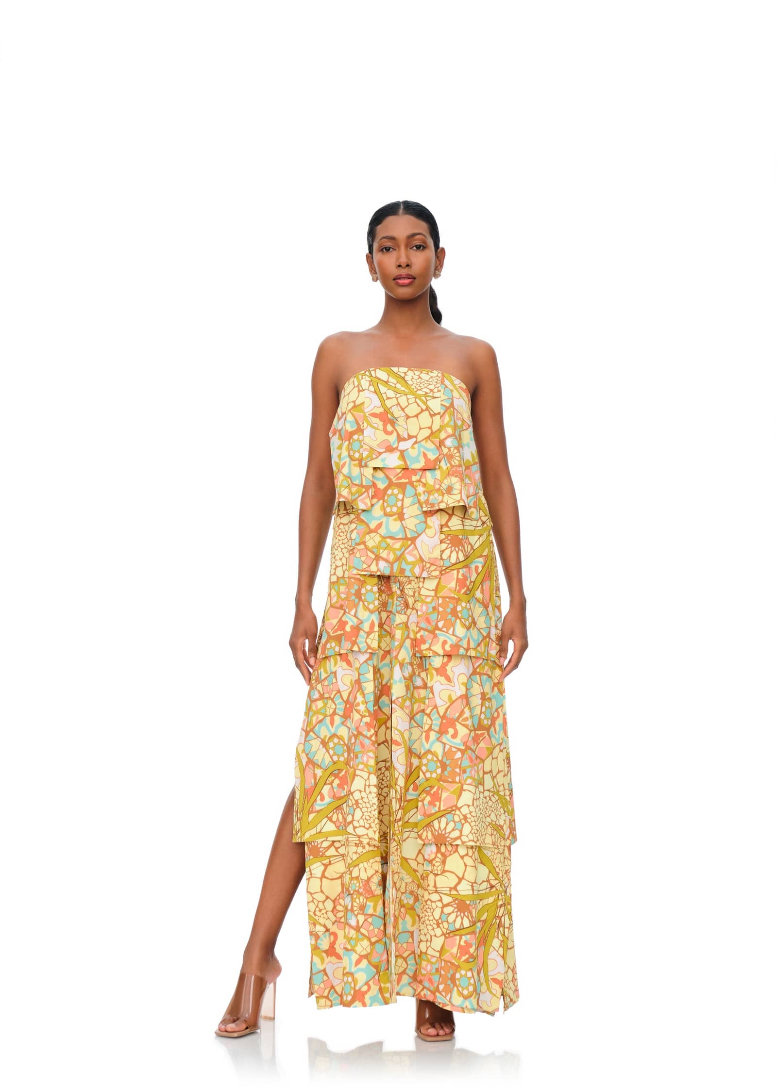 STRATA MAXI DRESS - ILIA PRINT made by Andrea Iyamah