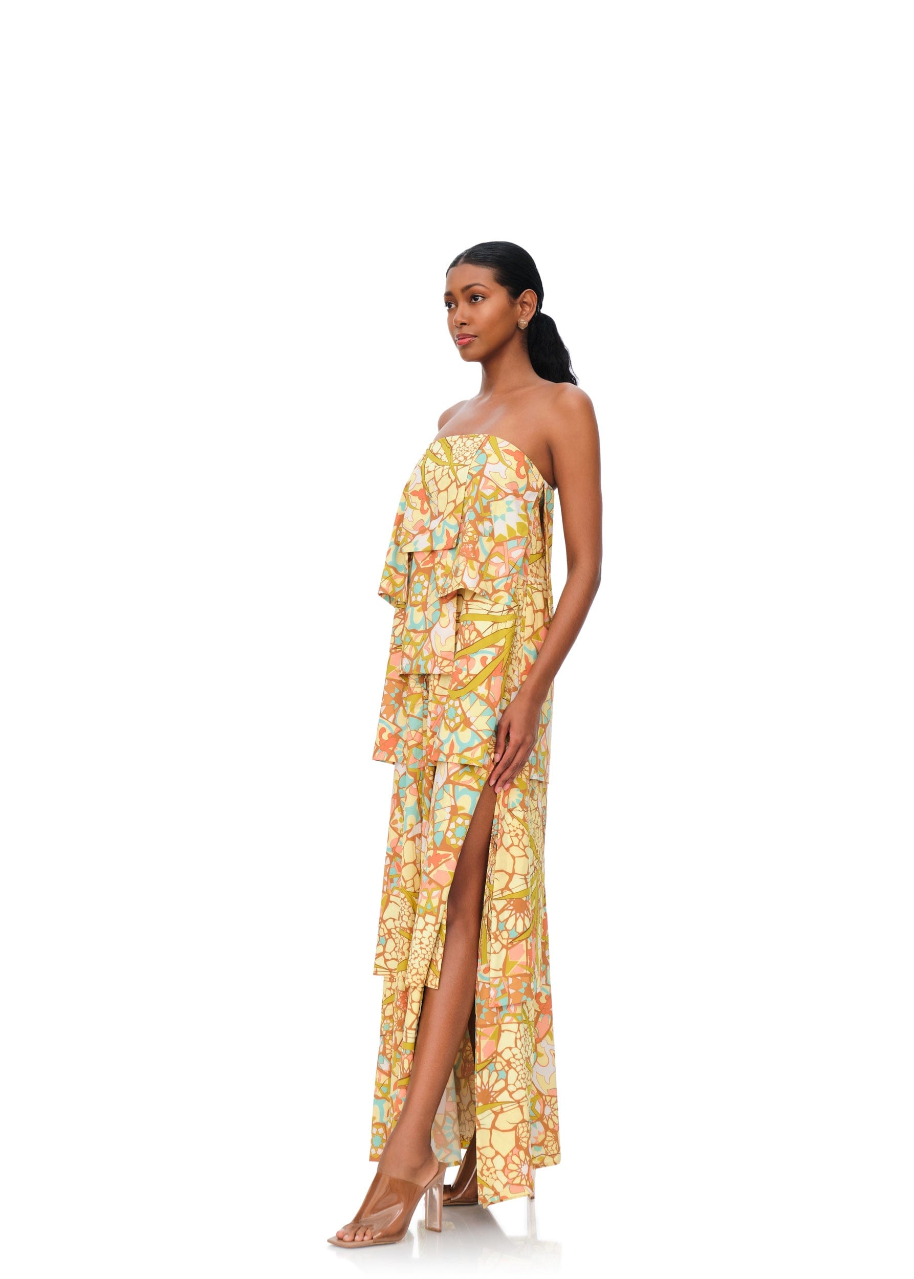 STRATA MAXI DRESS - ILIA PRINT made by Andrea Iyamah