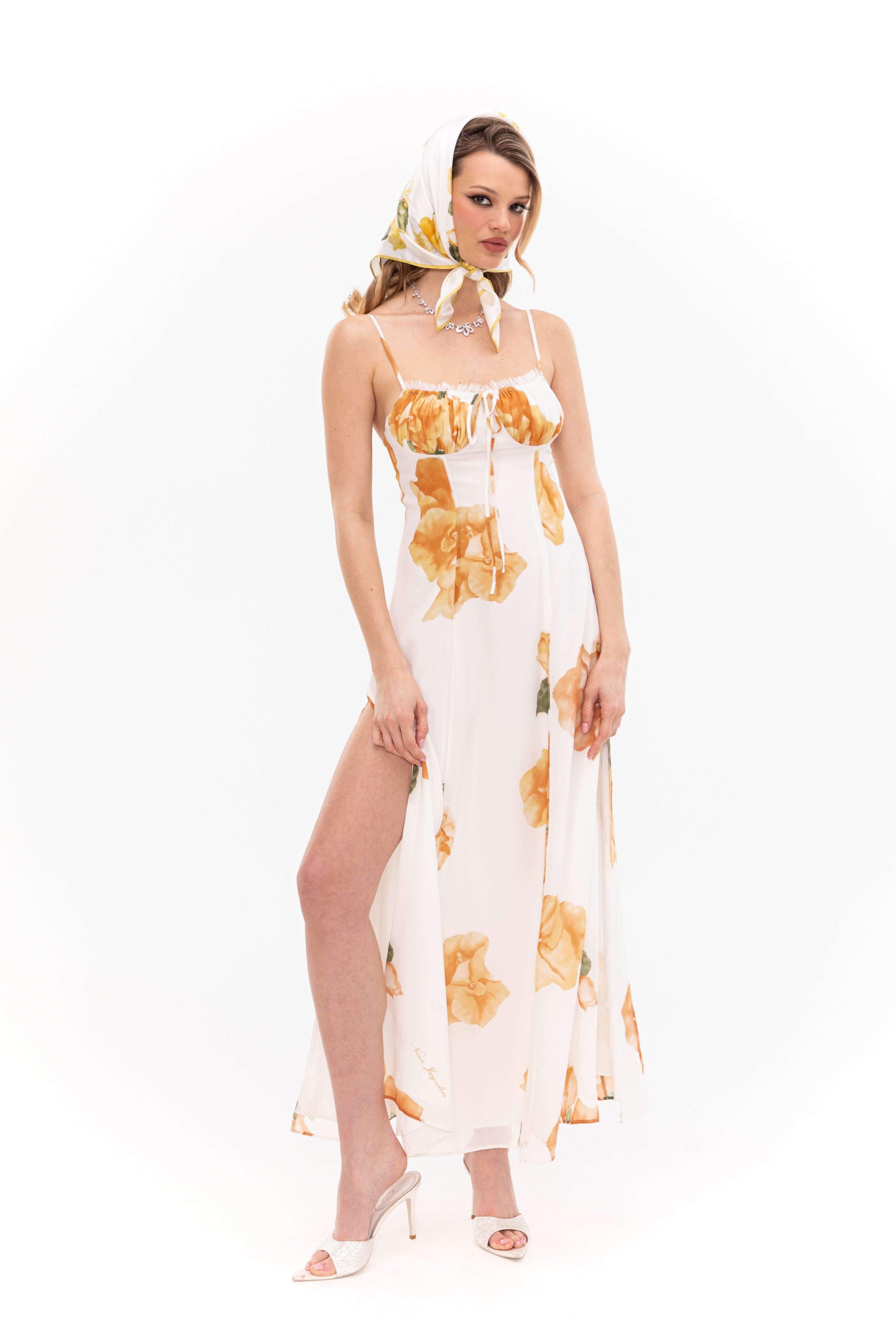 Isolde Dress (Floral) made by Nana Jacqueline