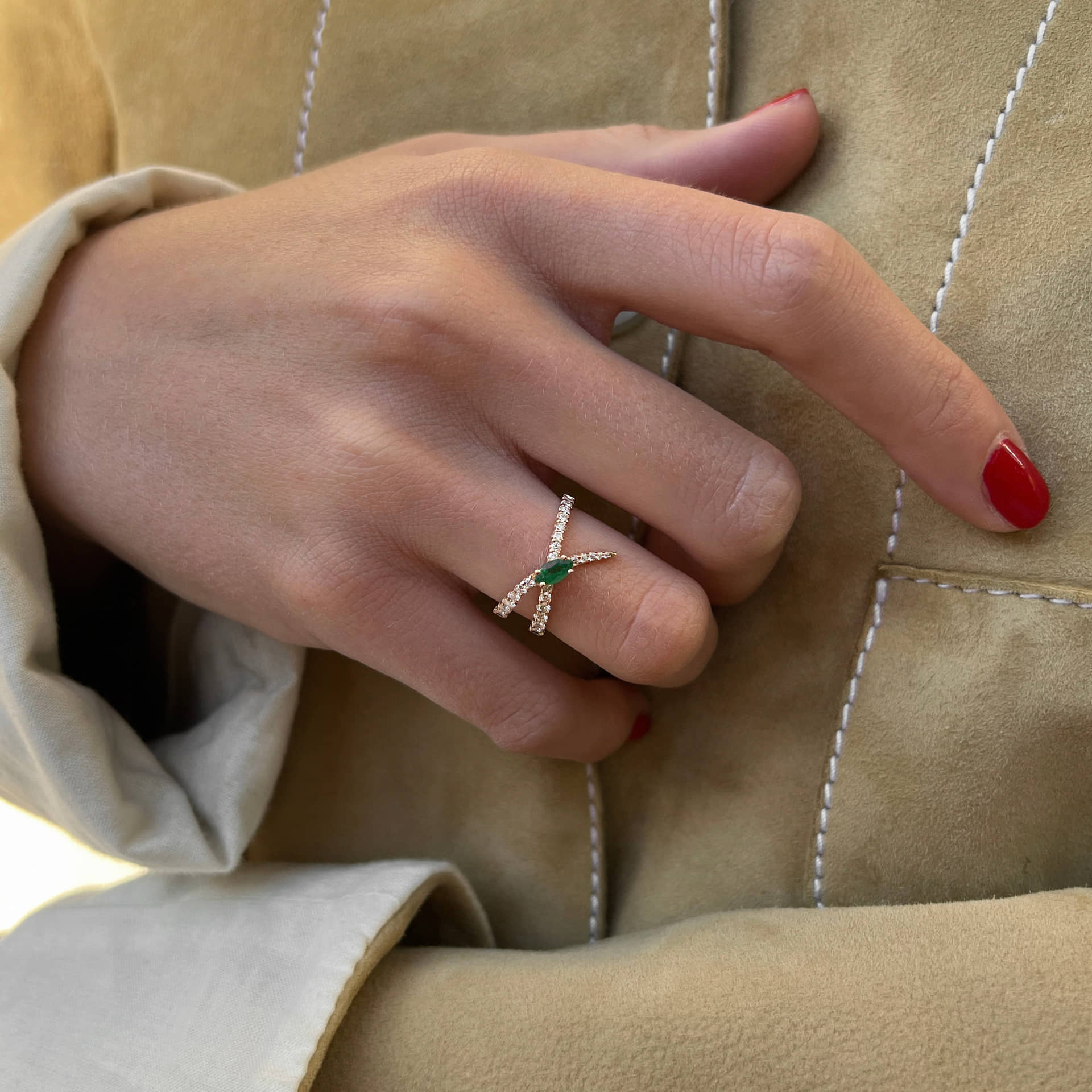 Anillo Jardín de Aire made by Gold & Roses