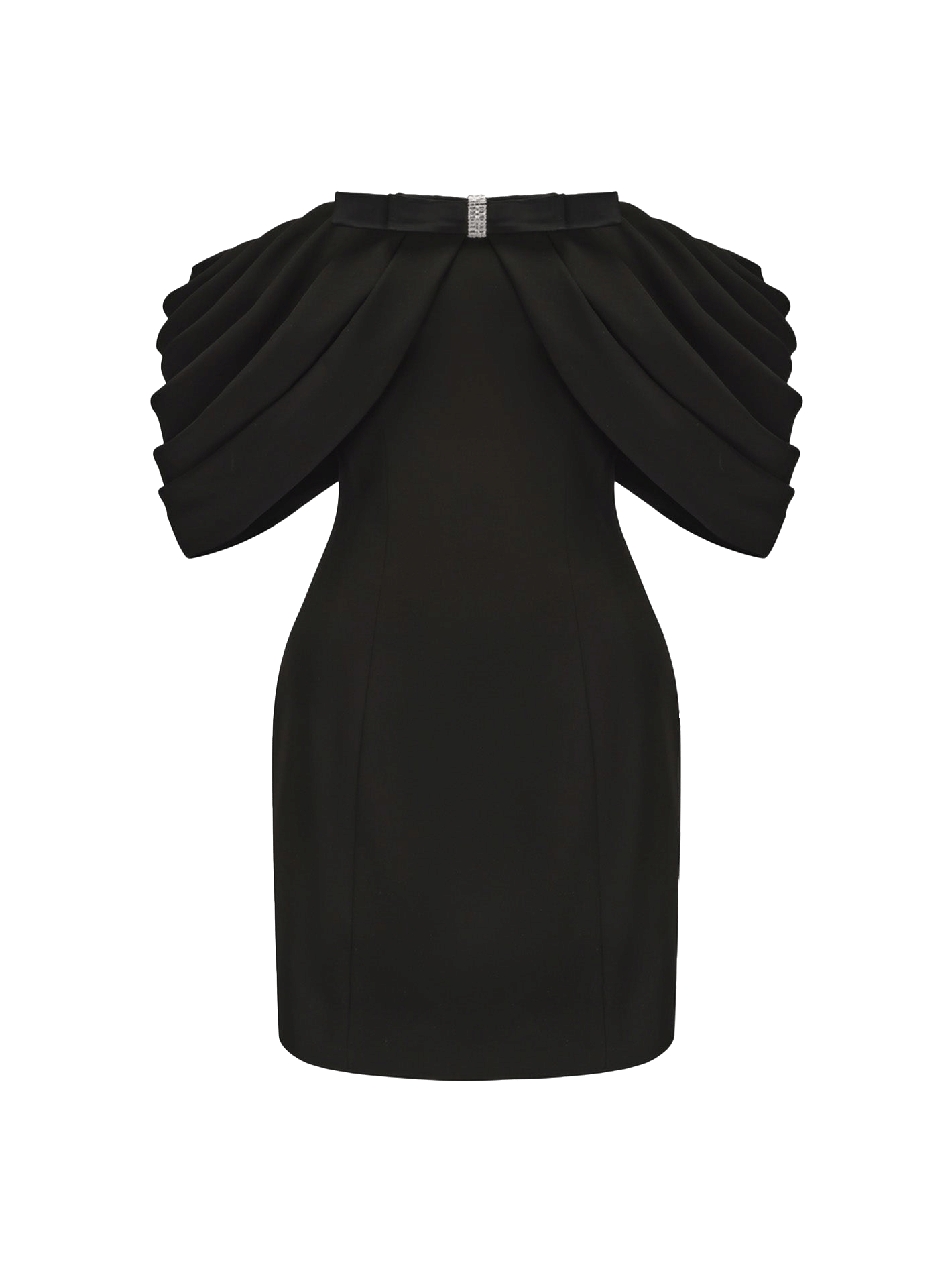 Kate Bow Dress (Black) made by Nana Jacqueline