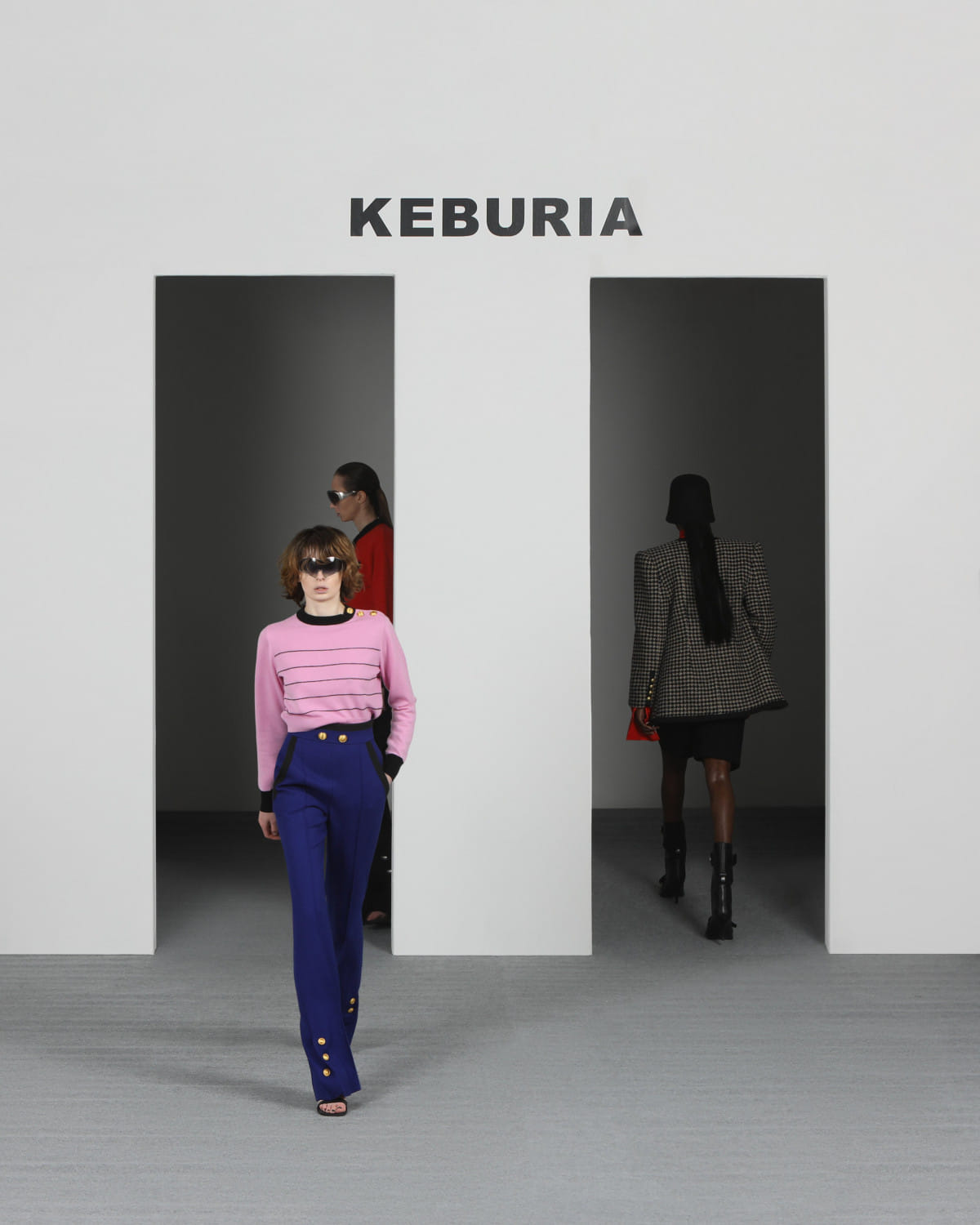 WOOL-CASHMERE STRIPED SWEATER made by KEBURIA