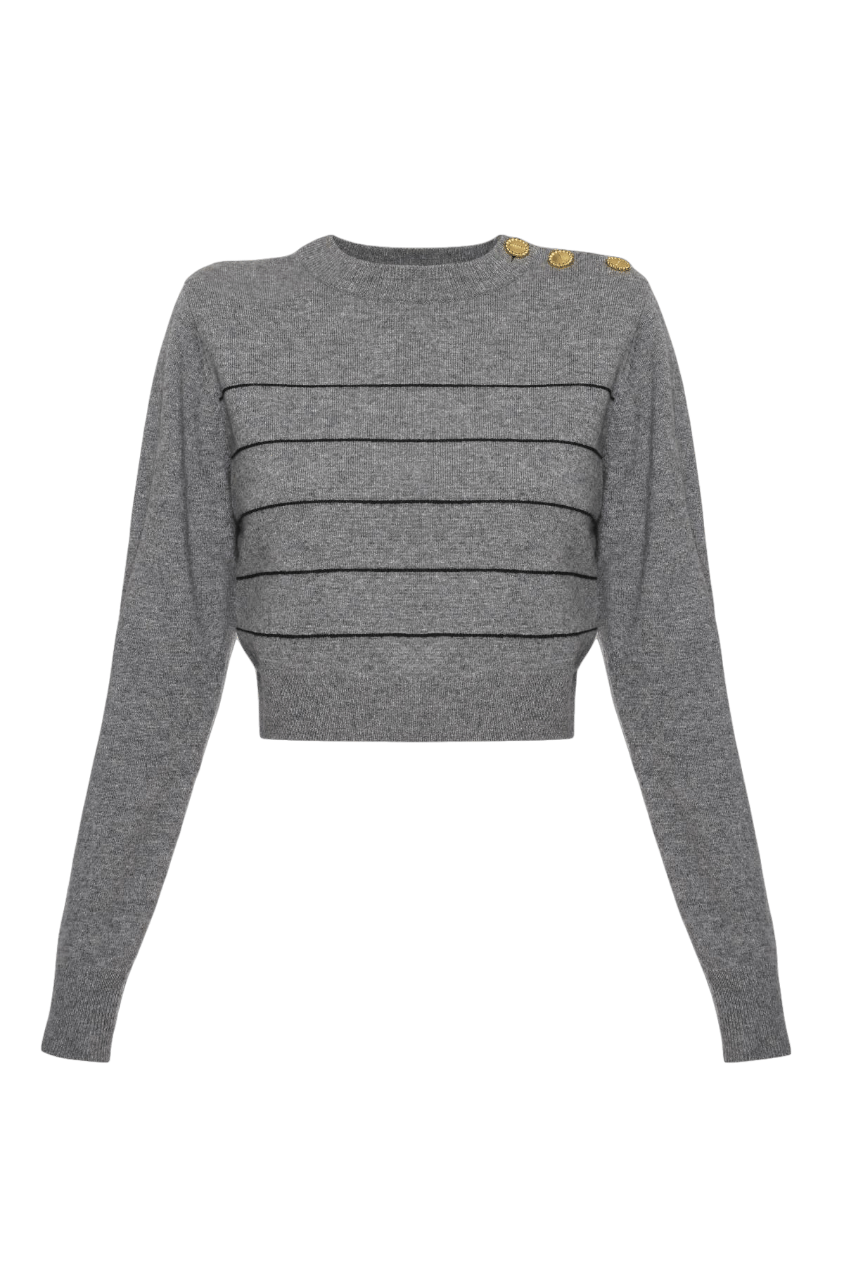 WOOL-CASHMERE STRIPED SWEATER made by KEBURIA