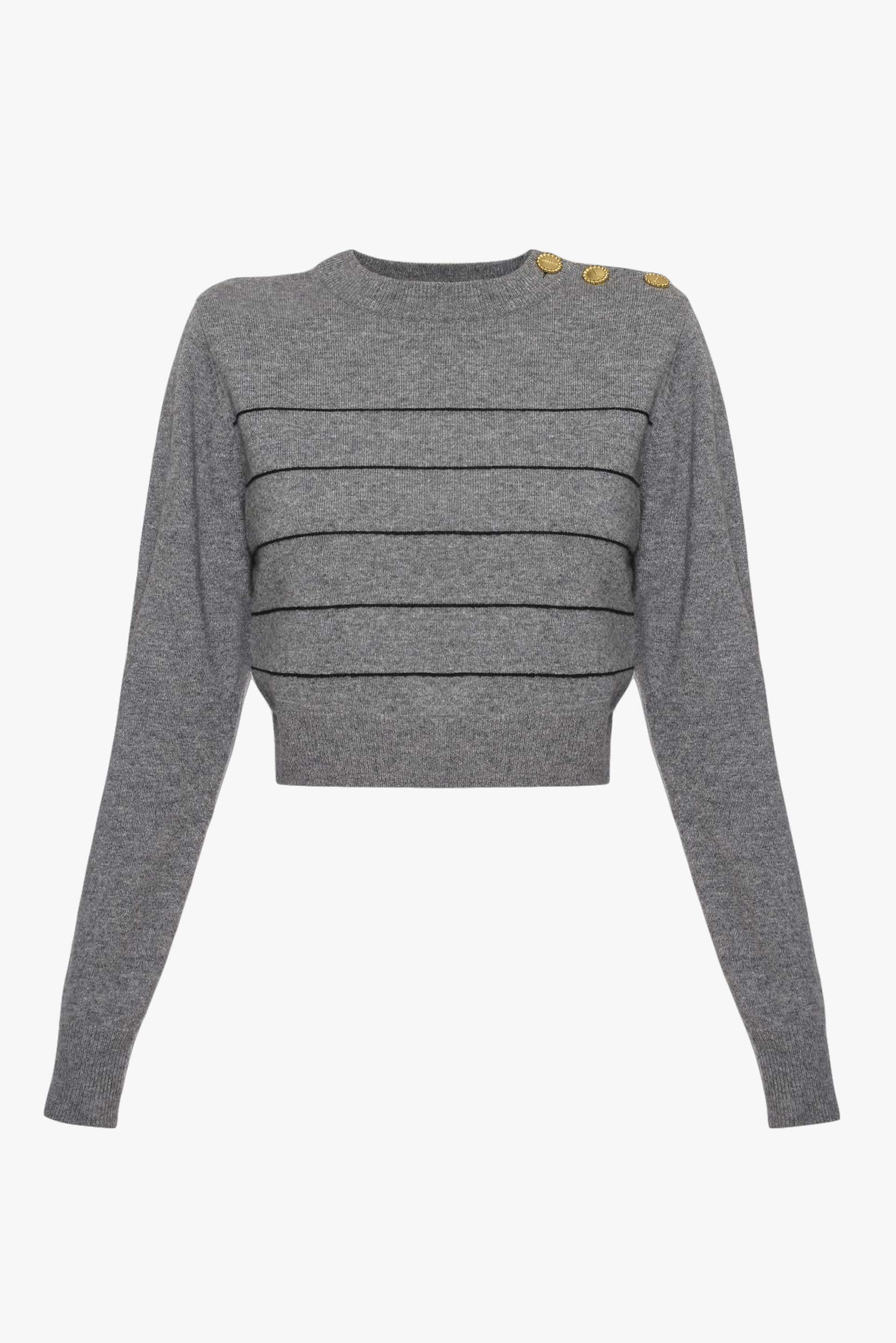 WOOL-CASHMERE STRIPED SWEATER made by KEBURIA