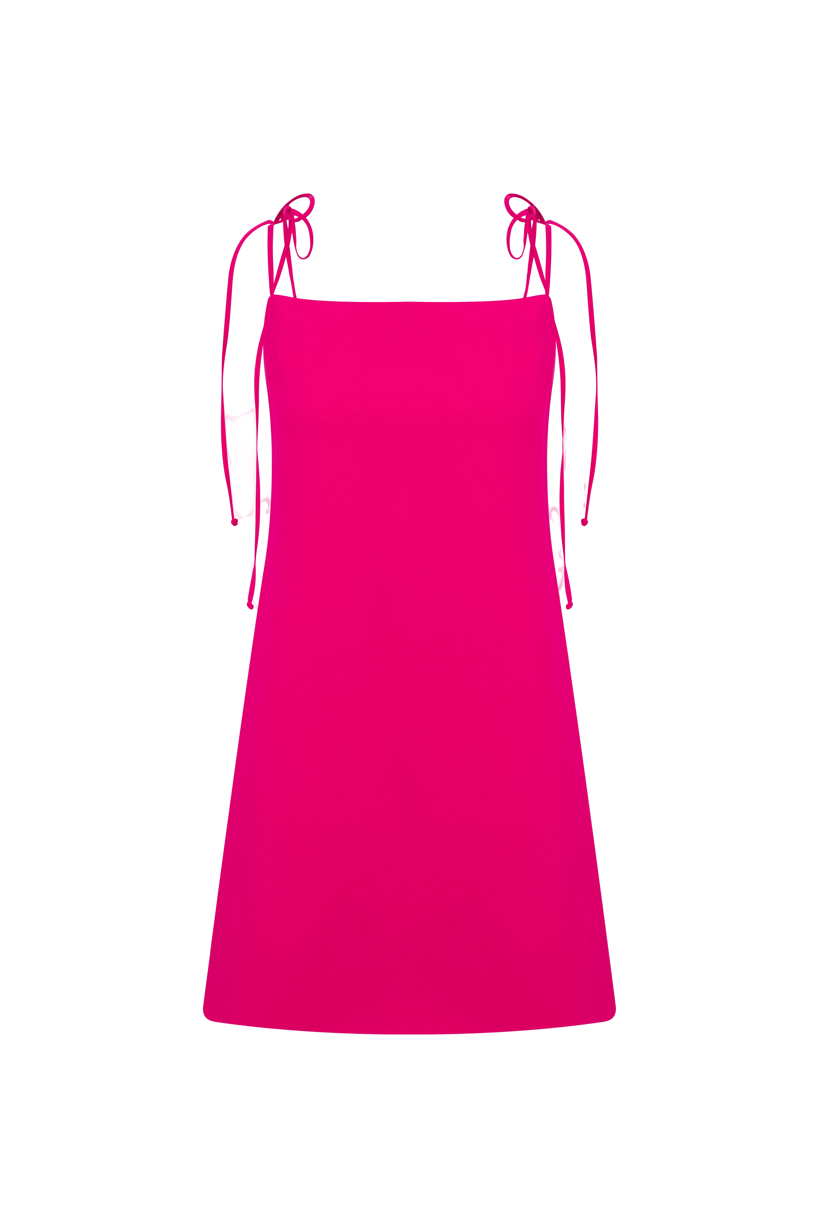 Ellie Mini Crepe Dress in Raspberry Sorbet made by Nazli Ceren