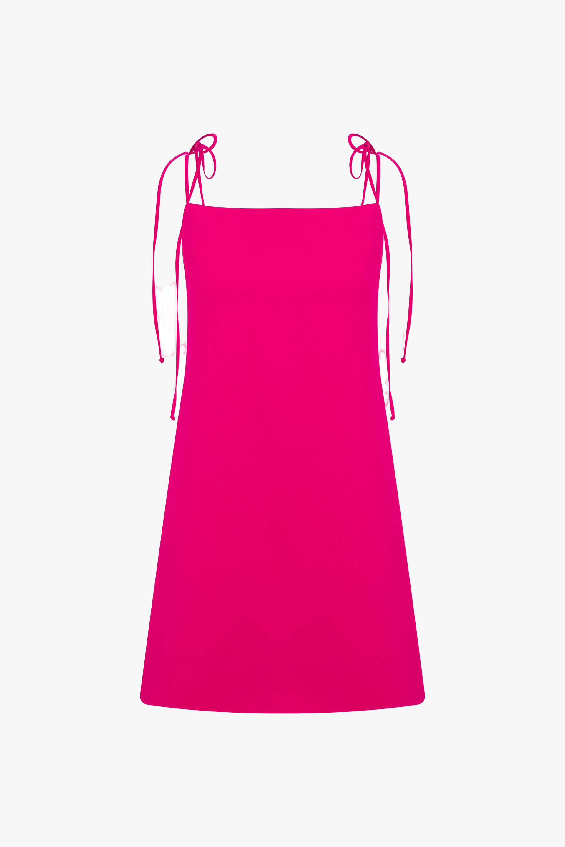 Ellie Mini Crepe Dress in Raspberry Sorbet made by Nazli Ceren