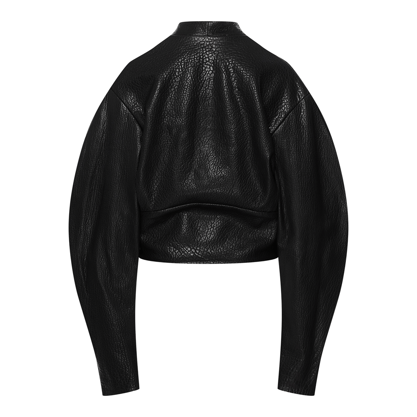 Short Leather Jacket made by YAVORSKA